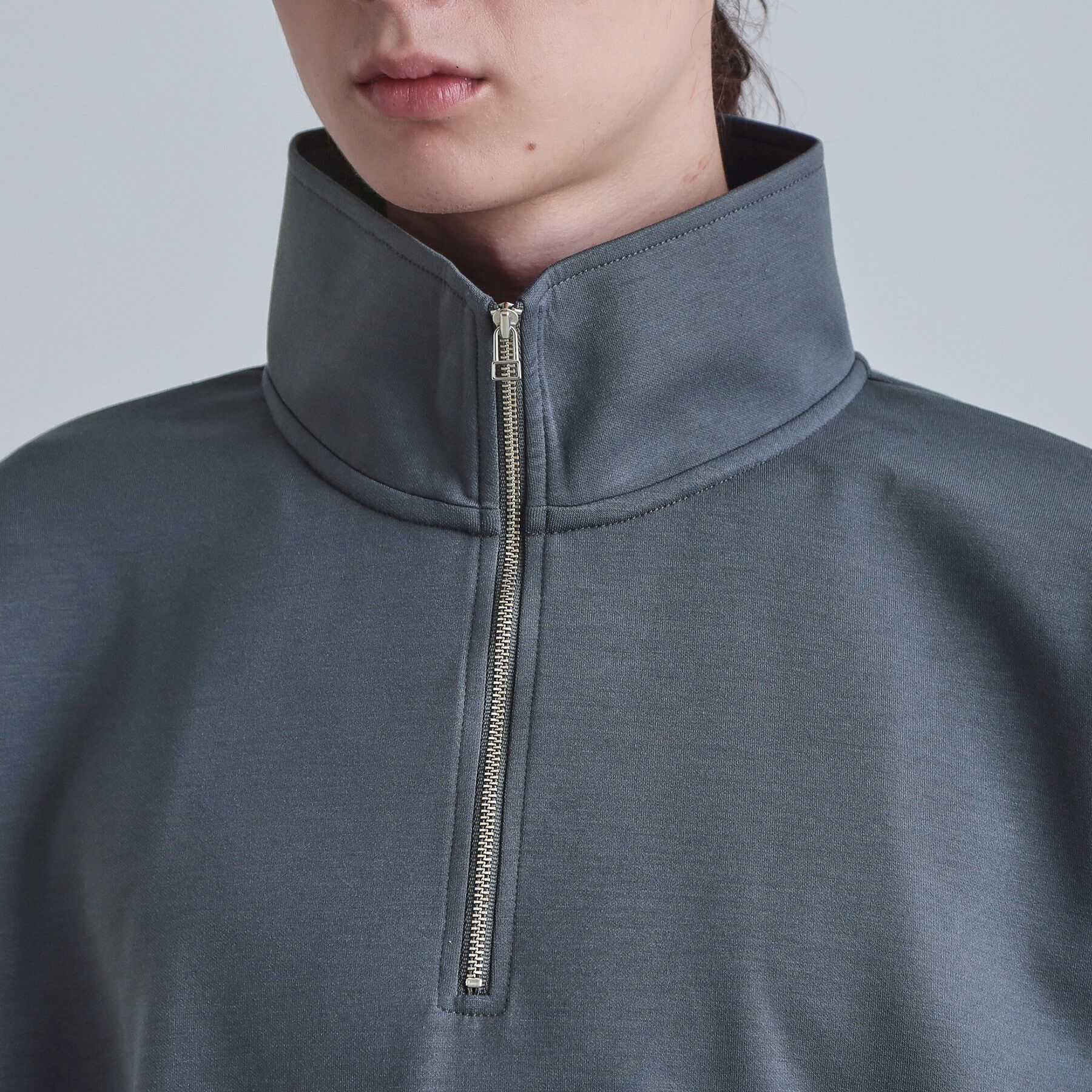 tk.TAKEO KIKUCHI「ハーフジップスウェット」|パーカー|