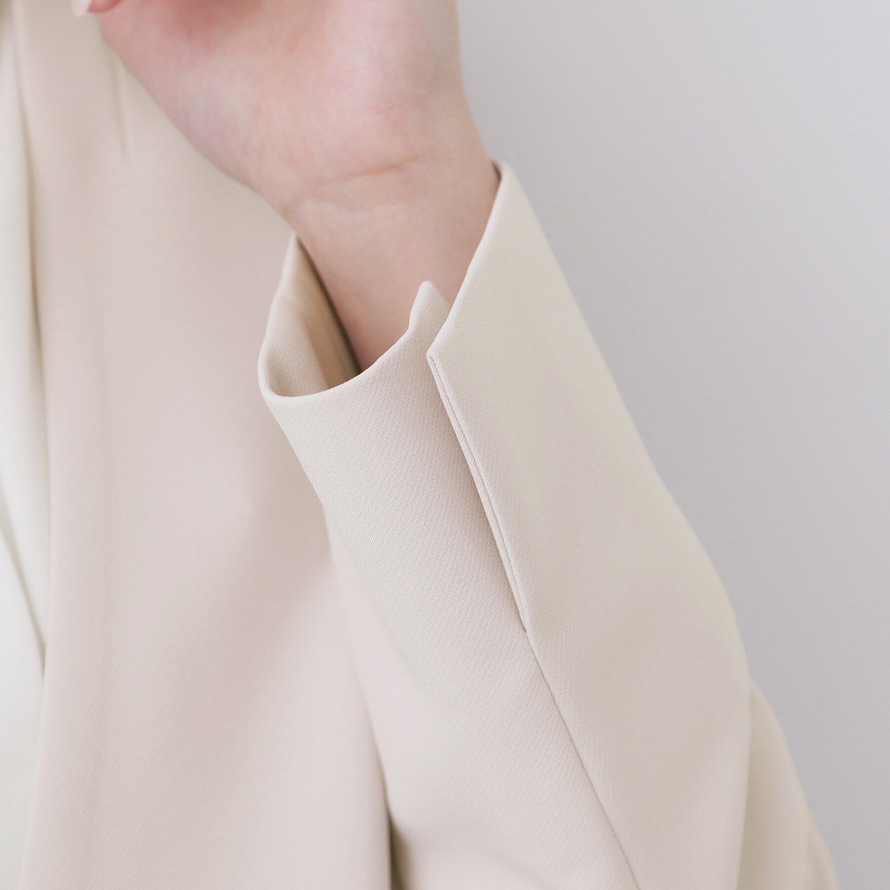 index「ストレッチノーカラージャケット/セットアップ対応【洗濯機OK/防シワ/イージーアイロン】」|ノーカラージャケット|