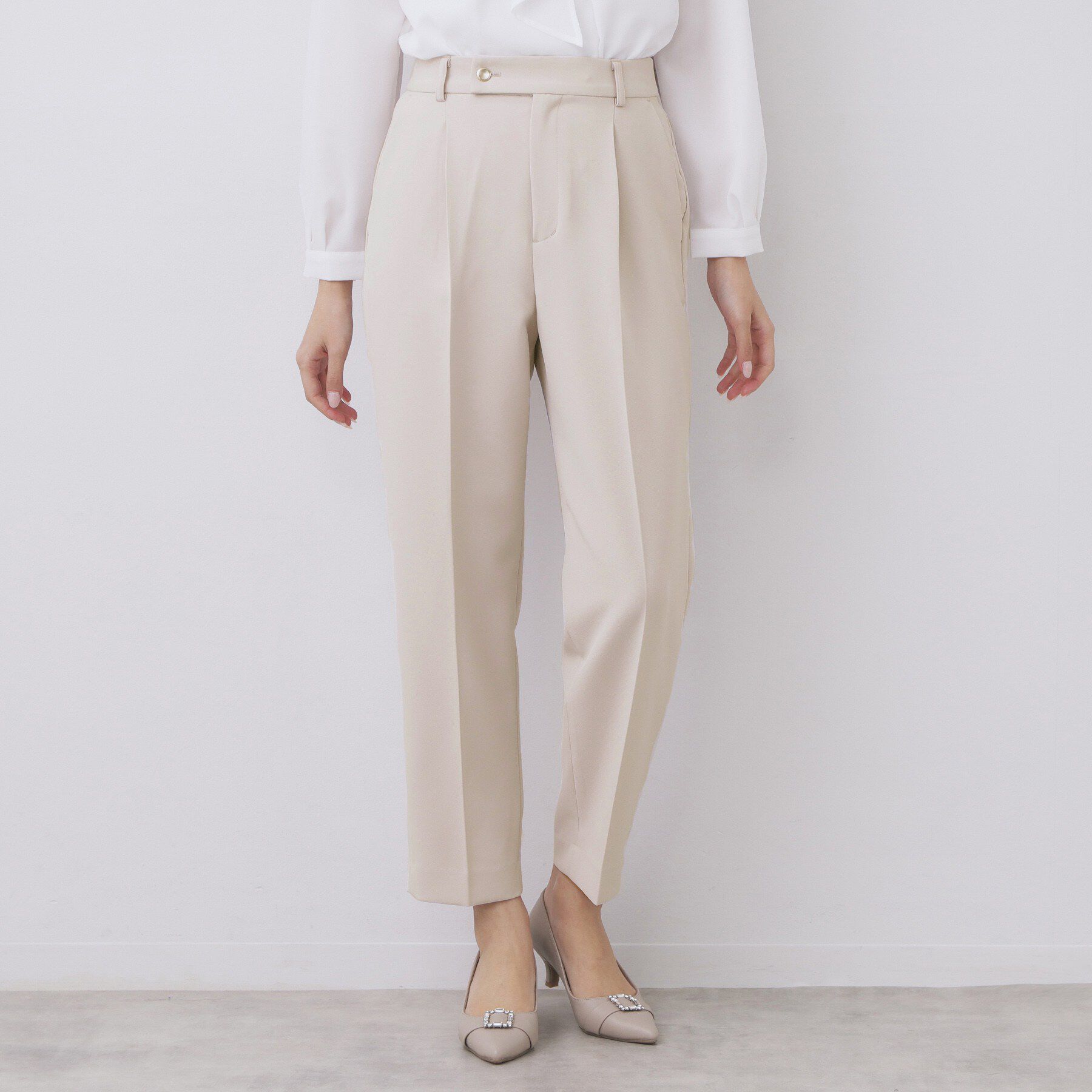 index「ストレッチテーパードパンツ/セットアップ対応【洗濯機OK/防シワ/イージーアイロン】」|その他|