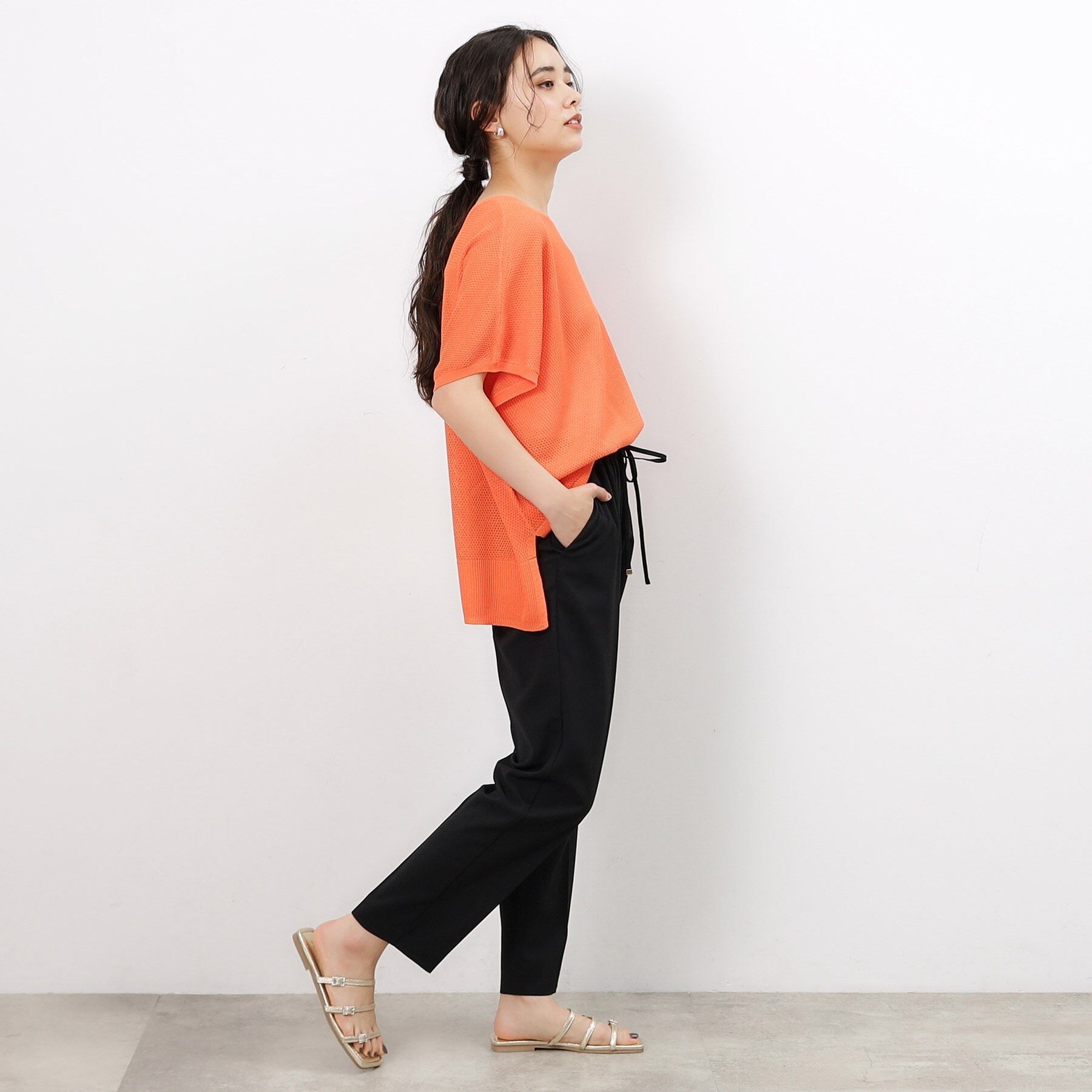 OPAQUE.CLIP「≪SS-LLsize≫ ストレッチ美脚イージーテーパードパンツ/セットアップ対応 【防シワ/抗ピル/」|その他|