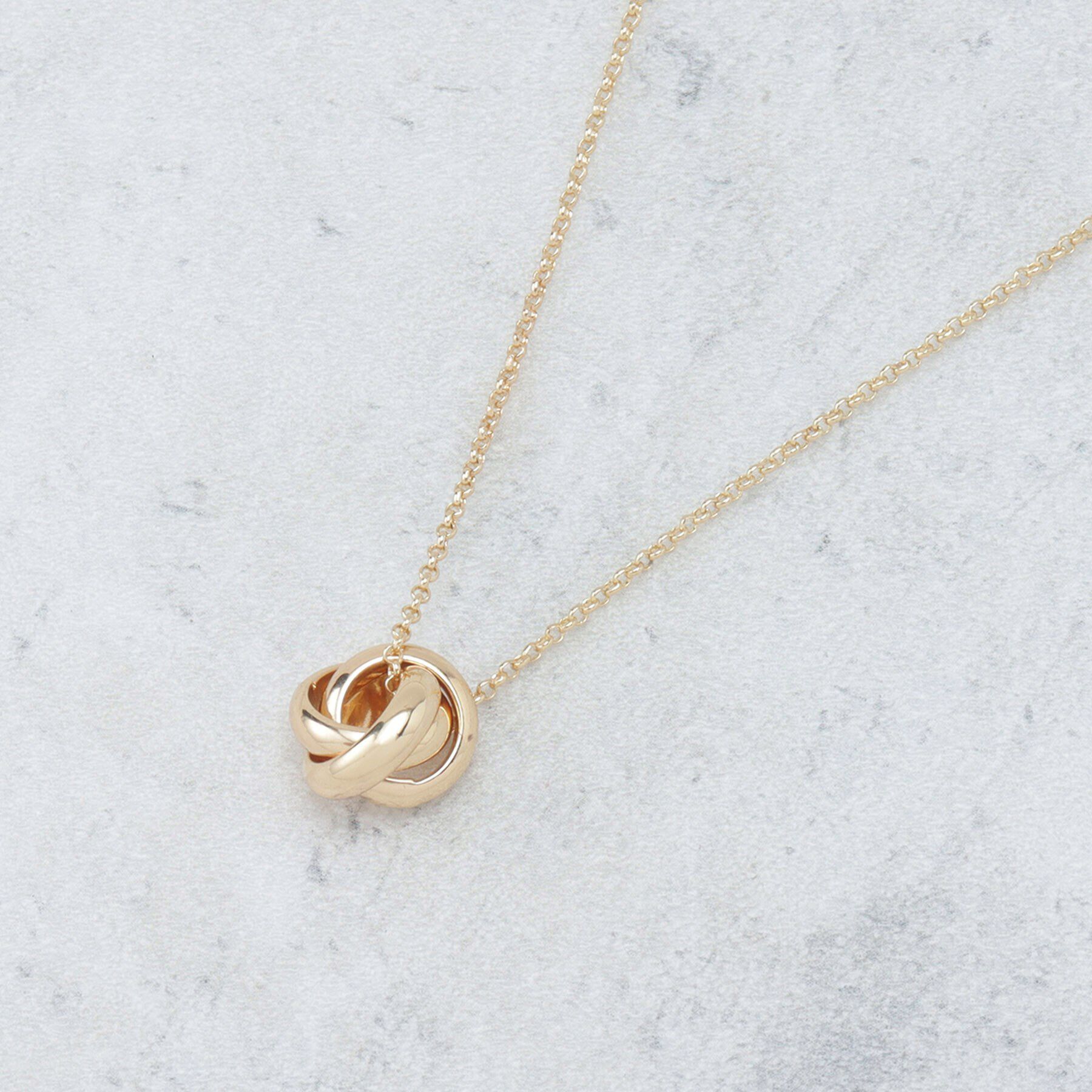 OPAQUE.CLIP「3連リングメタルネックレス」|ネックレス|