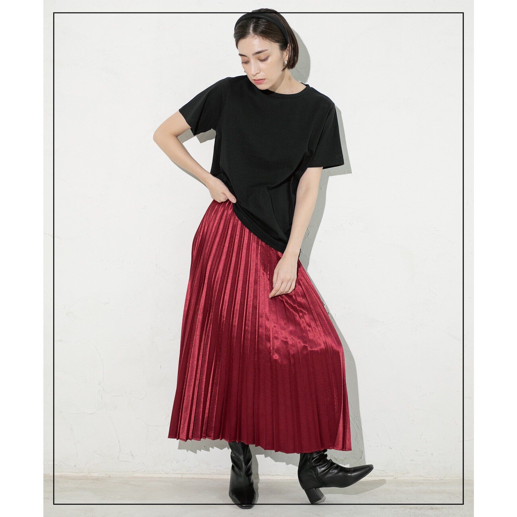 OPAQUE.CLIP「ベーシックTシャツ【接触冷感／UVケア／汗染み防止】」|Tシャツ・カットソー|