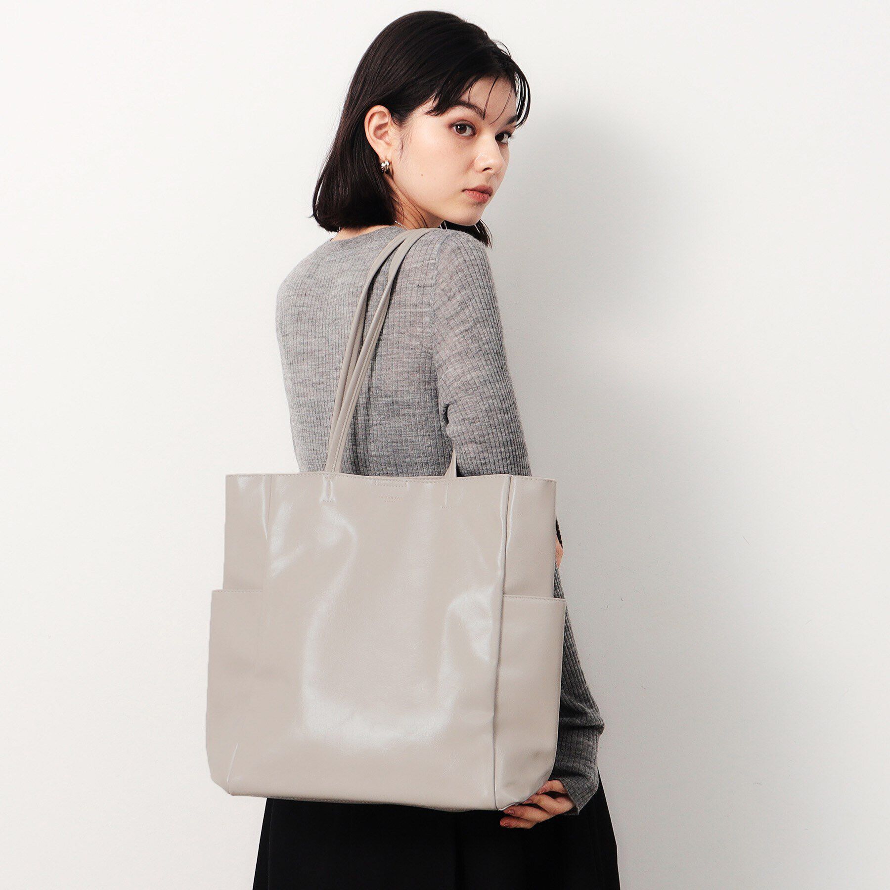 OPAQUE.CLIP「【A4サイズ対応】オイル調合皮トートバッグ」|トートバッグ|