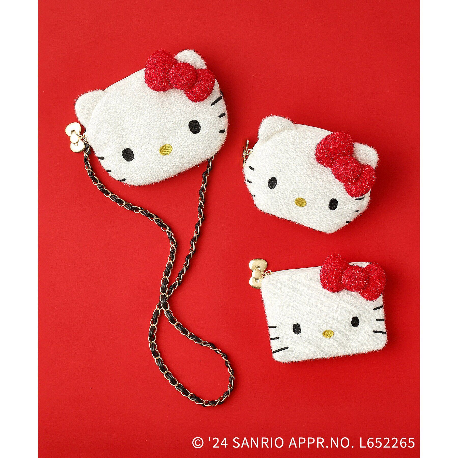 OPAQUE.CLIP「【ハローキティコラボ】フェイス型2WAYキラキラミニショルダーバッグ」|ショルダー・メッセンジャー|