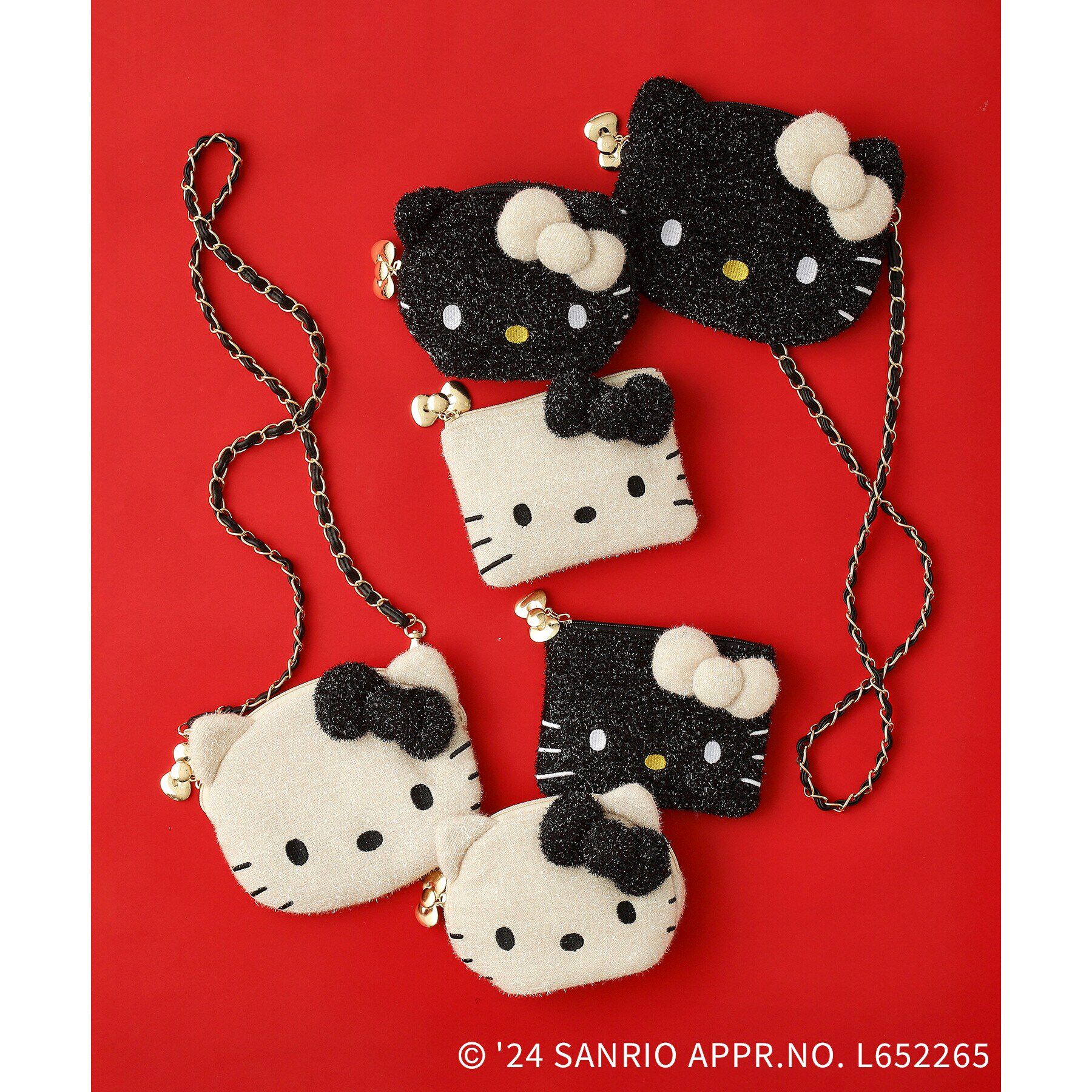 OPAQUE.CLIP「【ハローキティコラボ】フェイス型2WAYキラキラミニショルダーバッグ」|ショルダー・メッセンジャー|