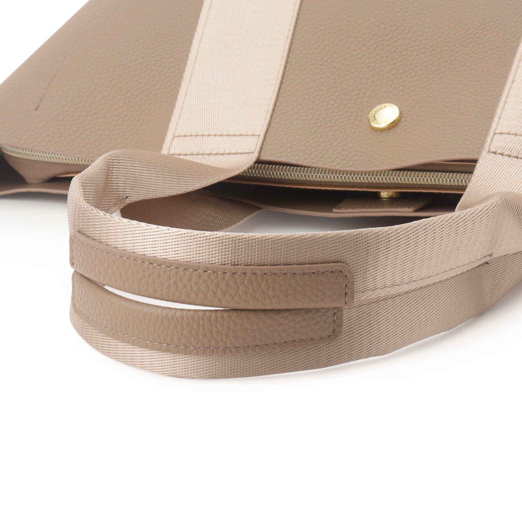 OPAQUE.CLIP「【A4サイズ対応】シュリンク合皮コンビビッグトートバッグ」|トートバッグ|