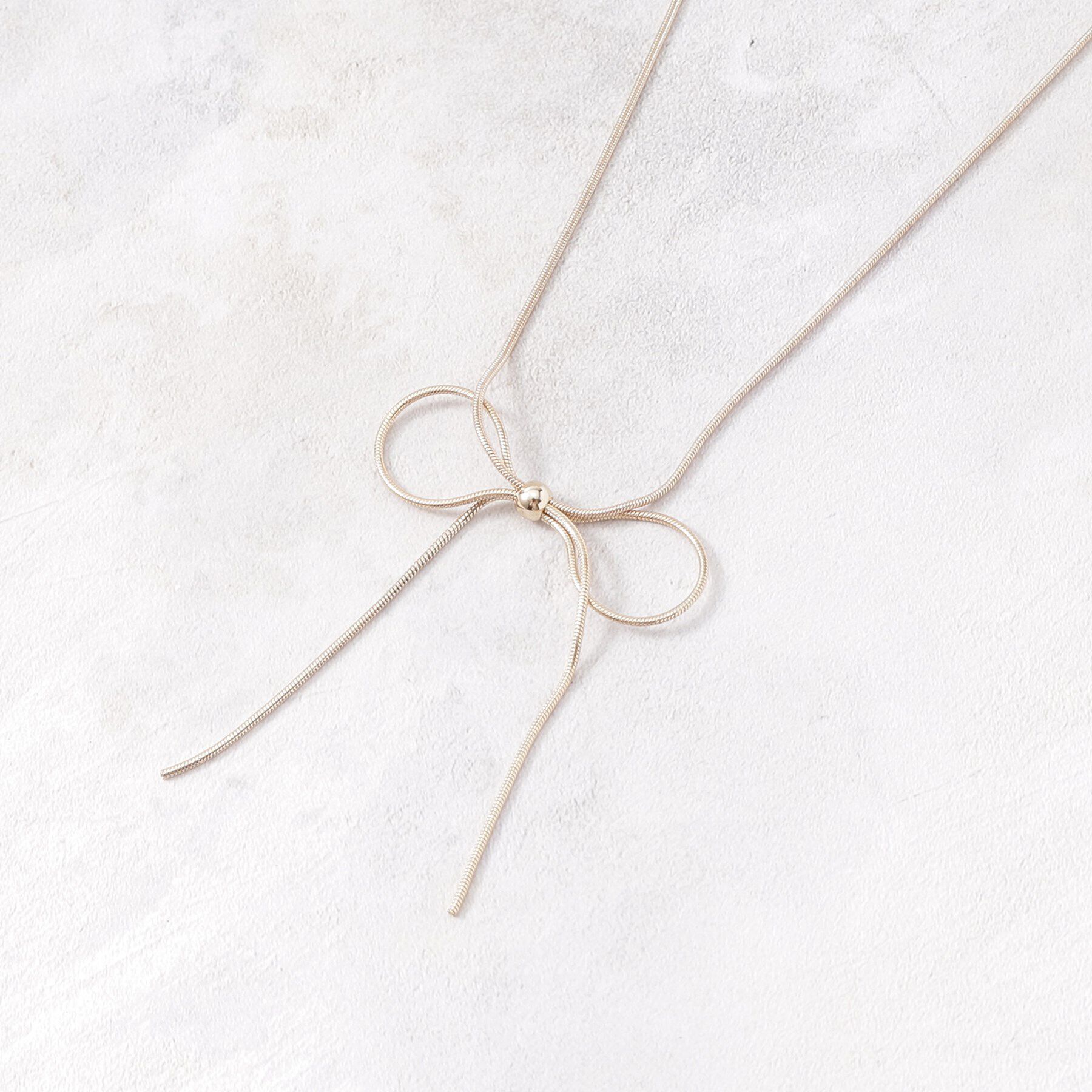 OPAQUE.CLIP「リボンチョーカー」|ネックレス|