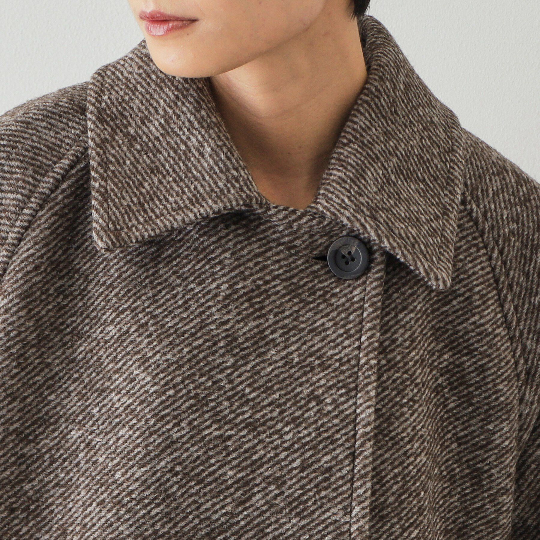 OPAQUE.CLIP「《Oggi掲載》スライバーチェスターコート【洗濯機洗い可】」|チェスターコート|