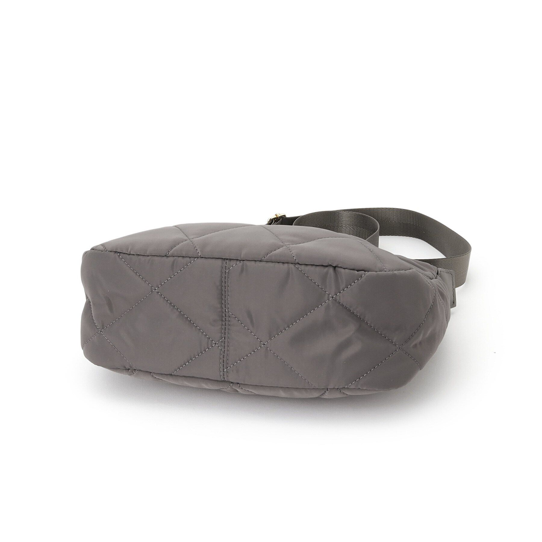 OPAQUE.CLIP「【長さ調整可能】ダイヤキルティングムーンミドルショルダーバッグ」|ショルダー・メッセンジャー|