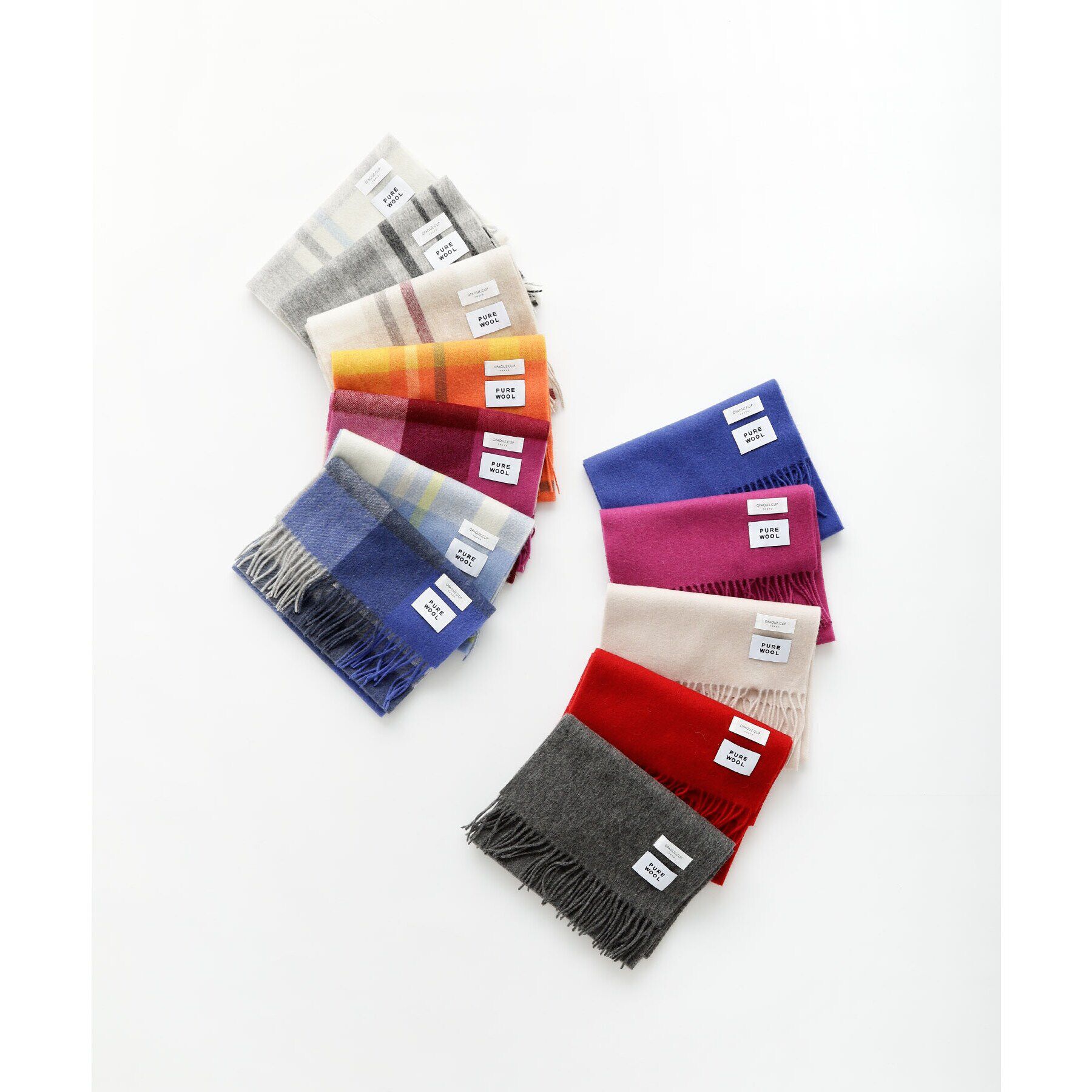 OPAQUE.CLIP「【12color/プチプラ/手洗い対応】ウール100％マフラー」|ストール|