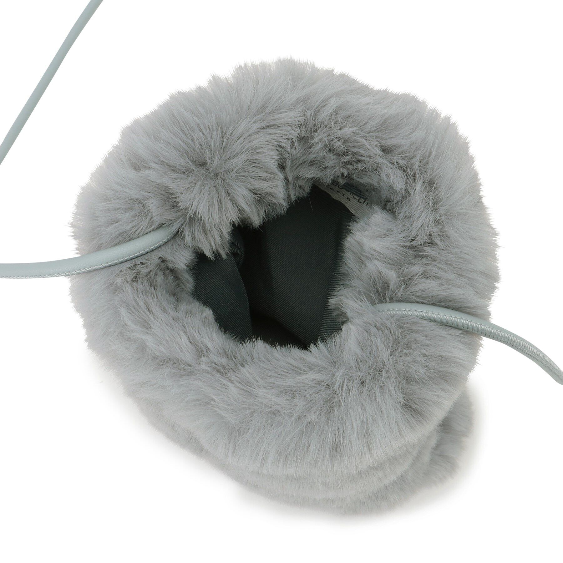 OPAQUE.CLIP「フェイクファースクエアミニポシェット」|ショルダー・メッセンジャー|