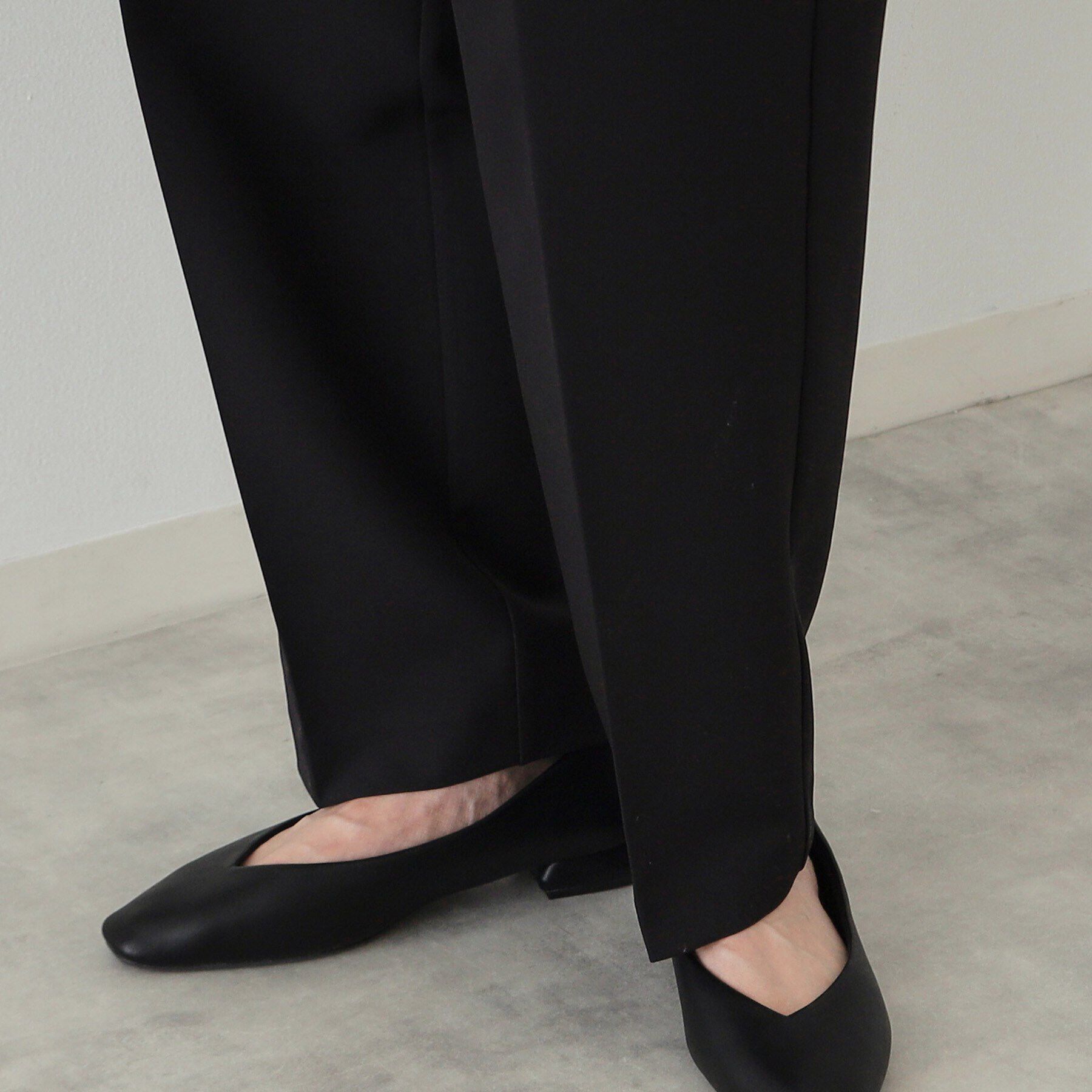 OPAQUE.CLIP「ハイウエストカーヴィーパンツ【洗濯機洗い可】」|その他|