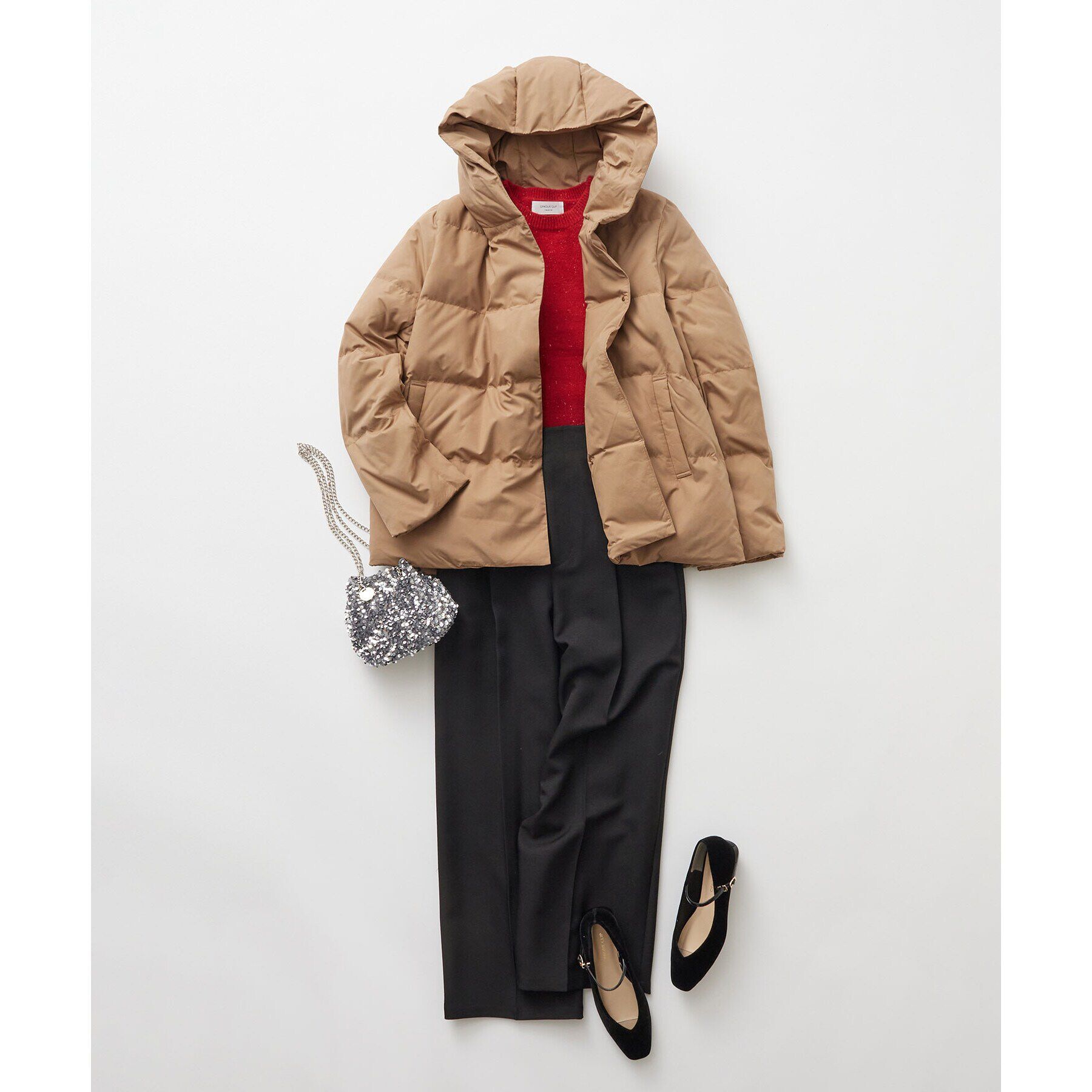 OPAQUE.CLIP「《美人百花掲載》サイドベルトワイドパンツ【洗濯機洗い可】」|その他|