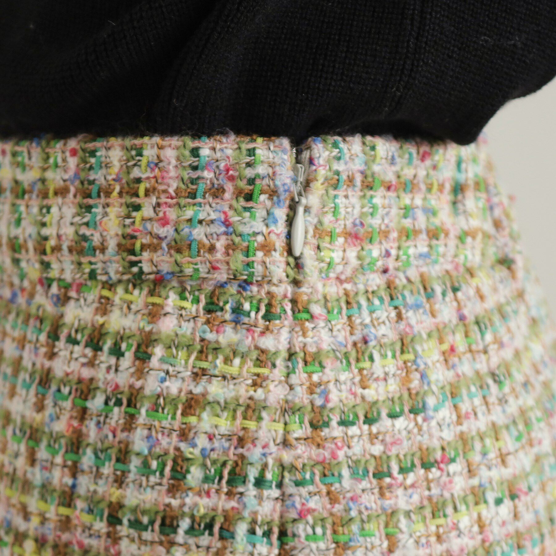 OPAQUE.CLIP「《Oggi掲載》ファンシーツイードナロースカート【洗濯機洗い可】」|スカート|