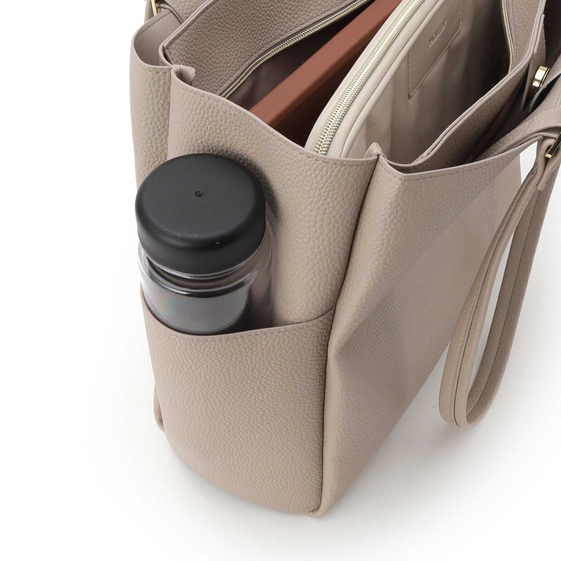 OPAQUE.CLIP「【軽量／A4サイズ対応／2WAY】シュリンク合皮大容量トートバッグ」|トートバッグ|