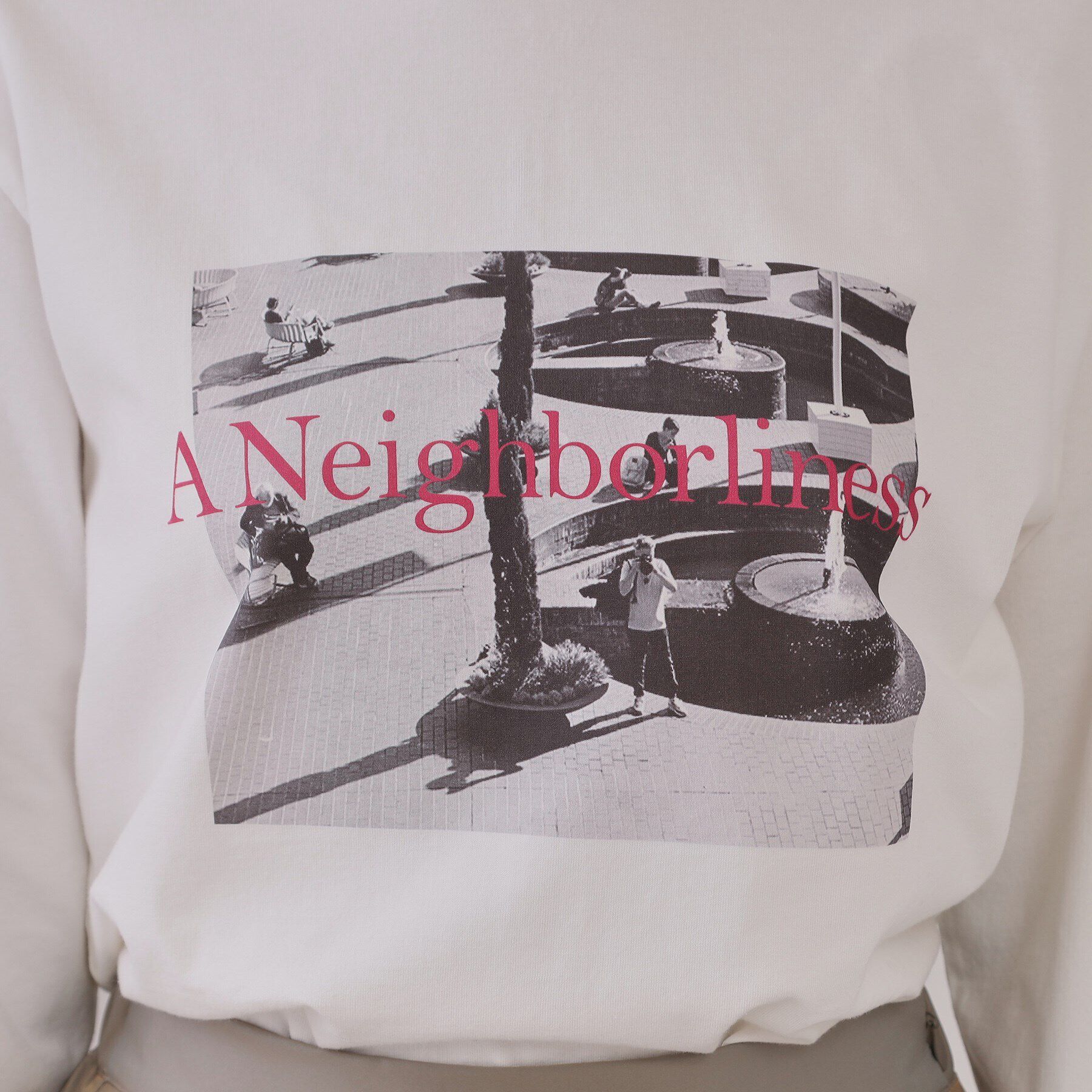 OPAQUE.CLIP「フォトプリントロングTシャツ【洗濯機洗い可】」|Tシャツ・カットソー|