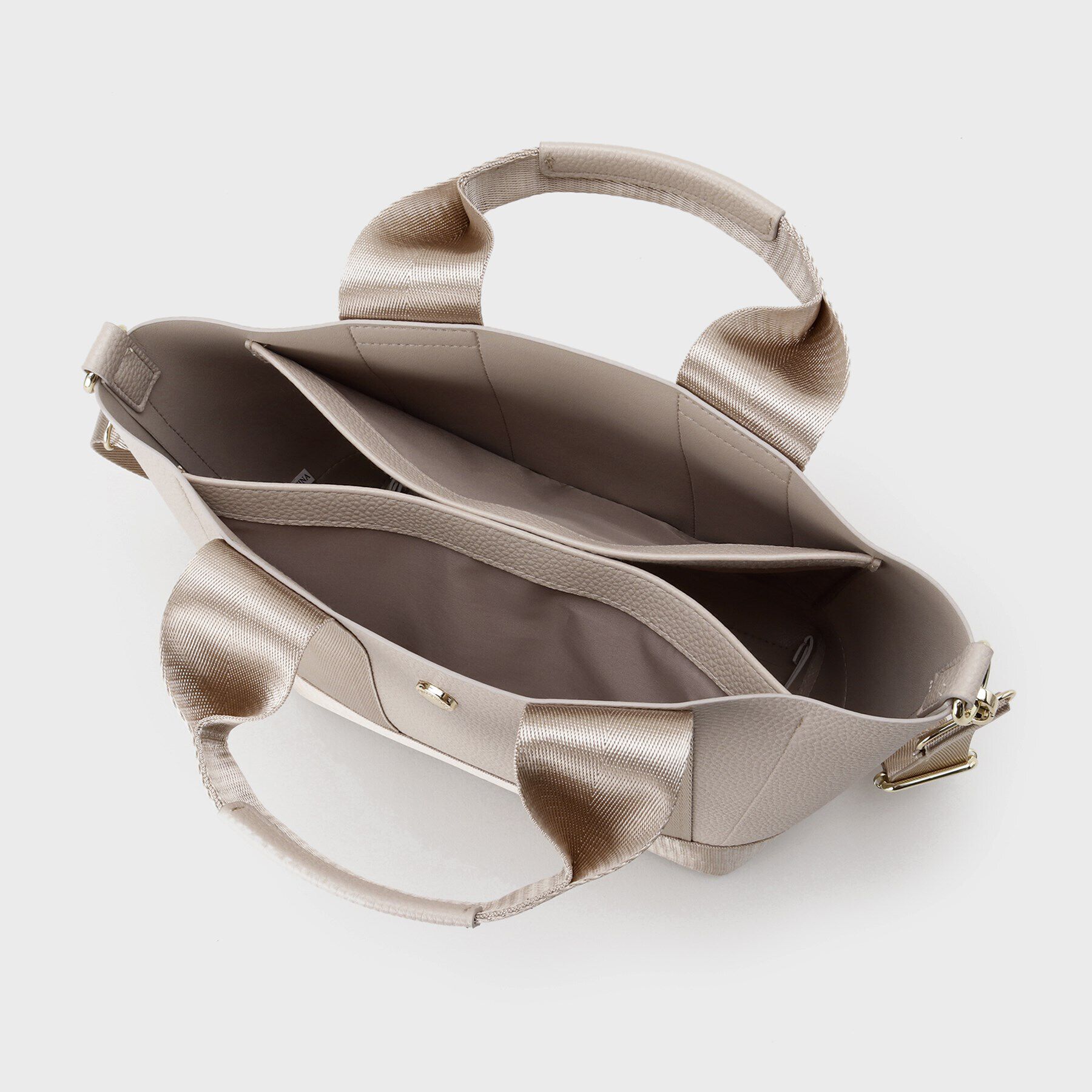 OPAQUE.CLIP「【2WAY】シュリンク合皮コンビミドルショルダーバッグ」|ショルダー・メッセンジャー|