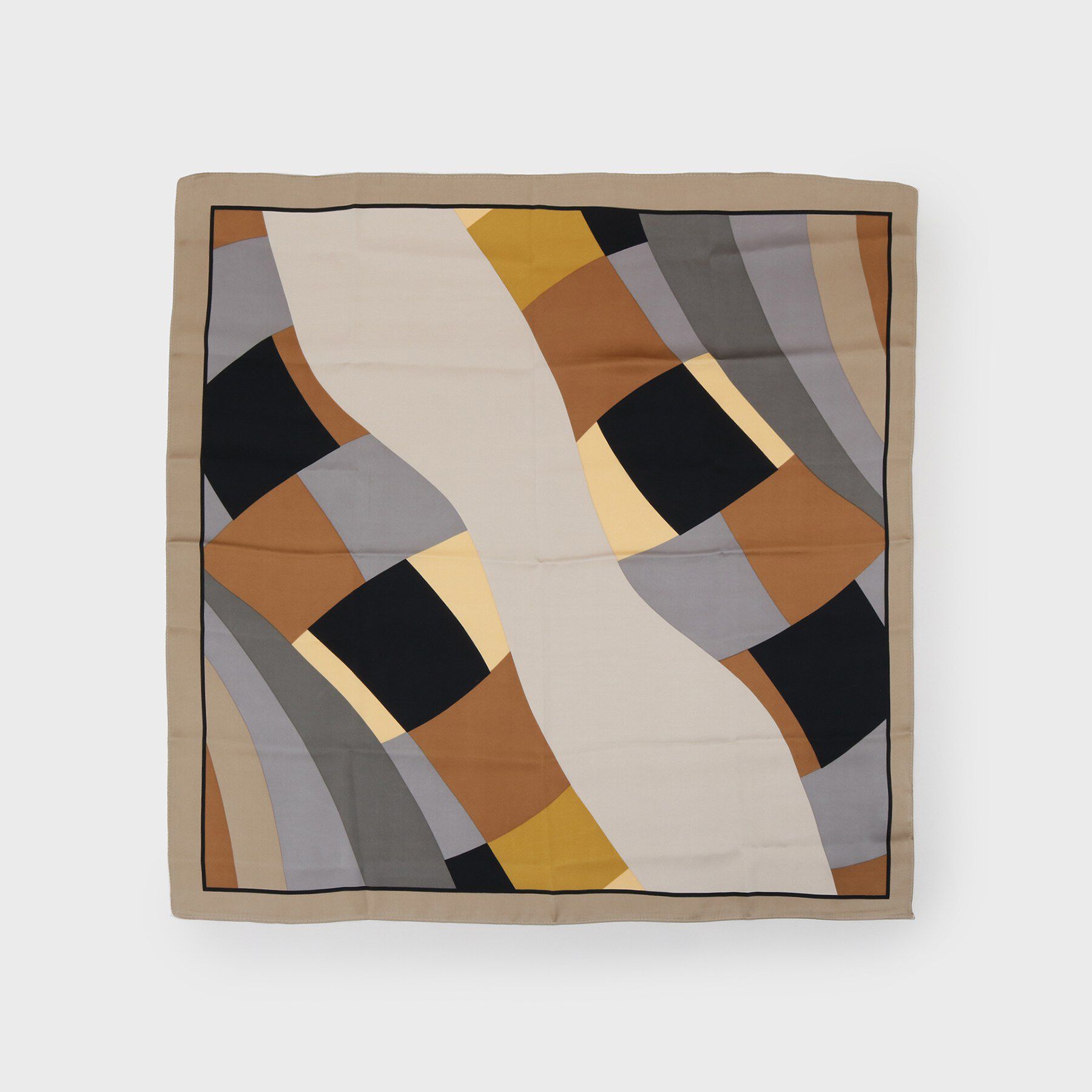 OPAQUE.CLIP「大判柄アソートスカーフ」|バンダナ・スカーフ|ベージュ(352)