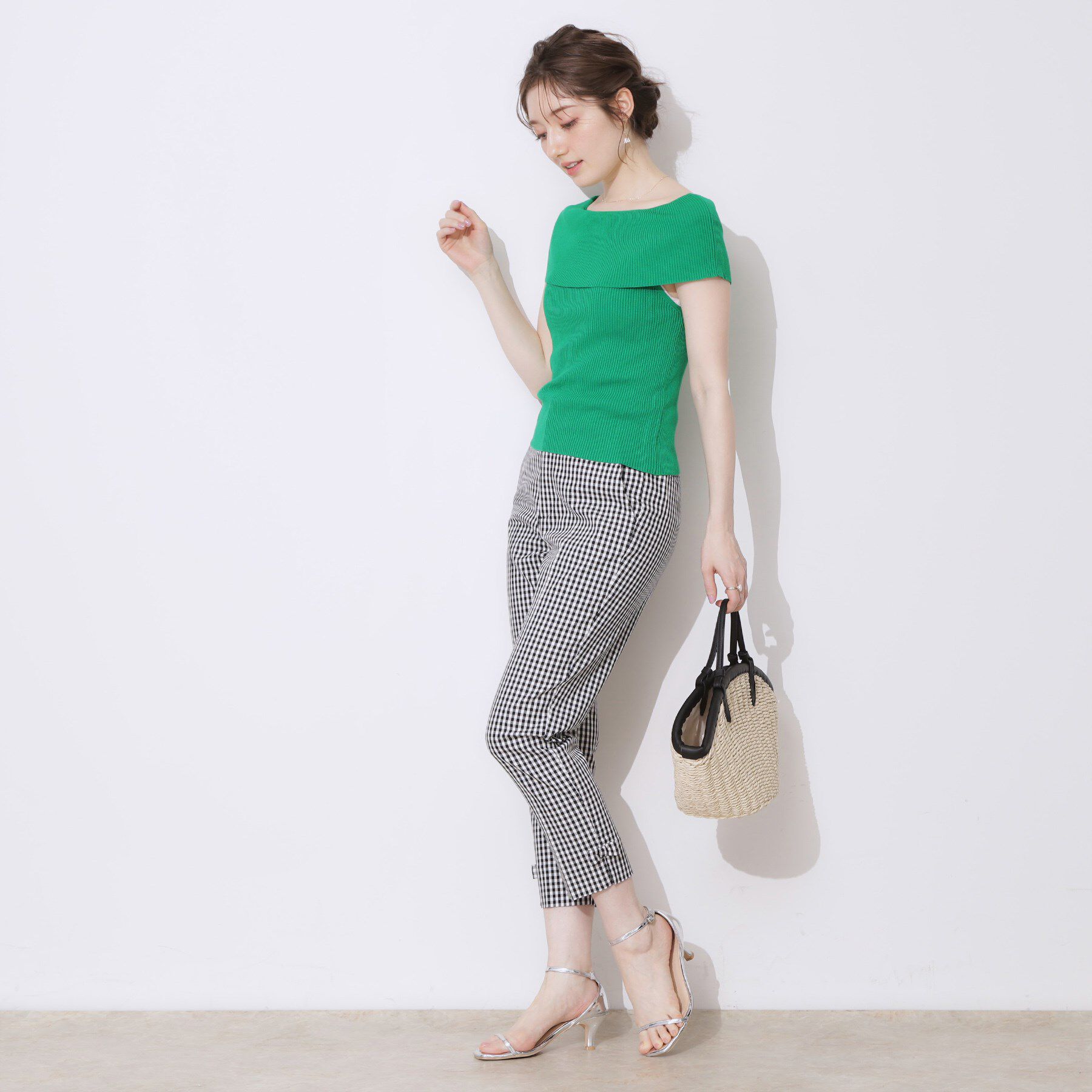 Couture broach「リブオフショルニット」|ニット・セーター|