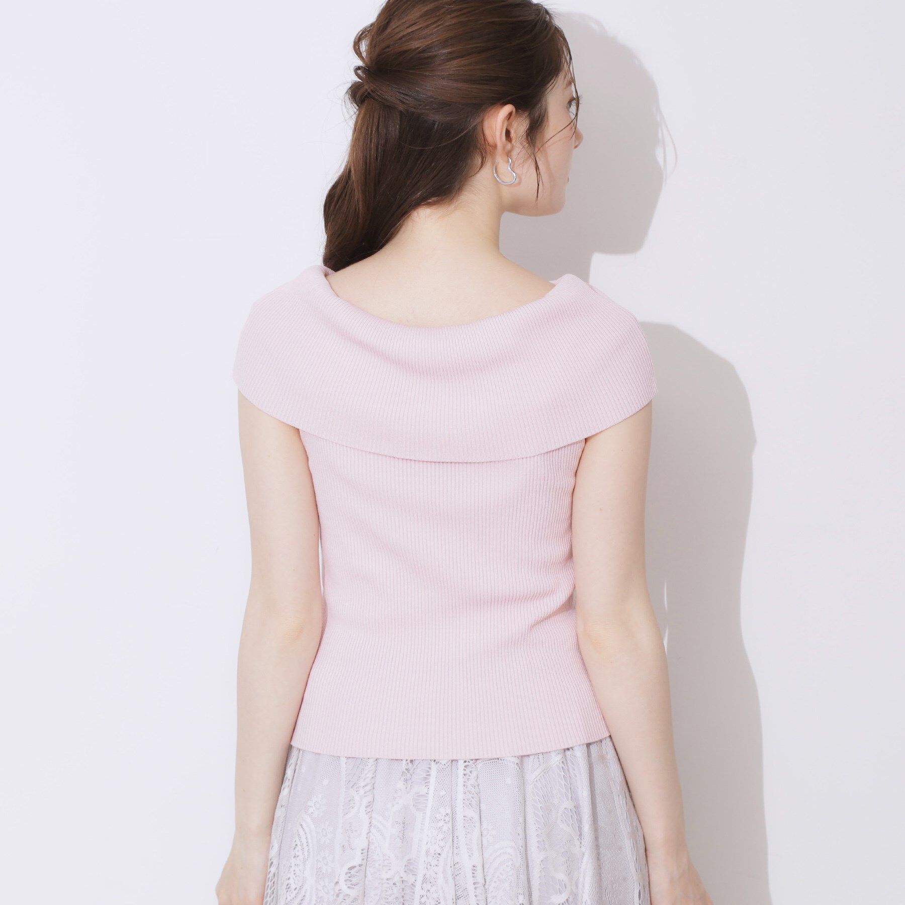 Couture broach「リブオフショルニット」|ニット・セーター|