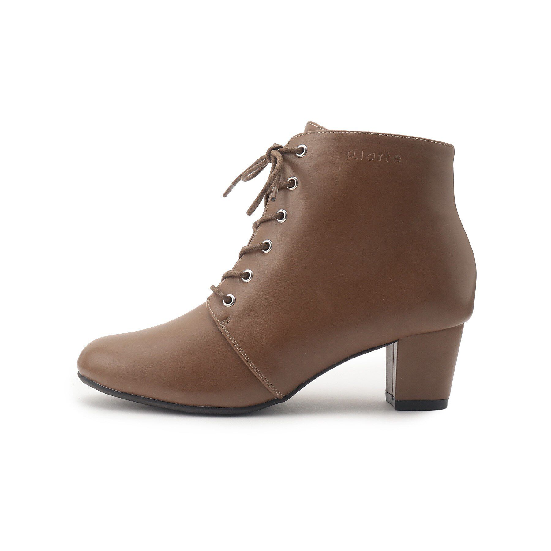 PINK-latte「ヒールレースアップブーツ」|ショートブーツ|