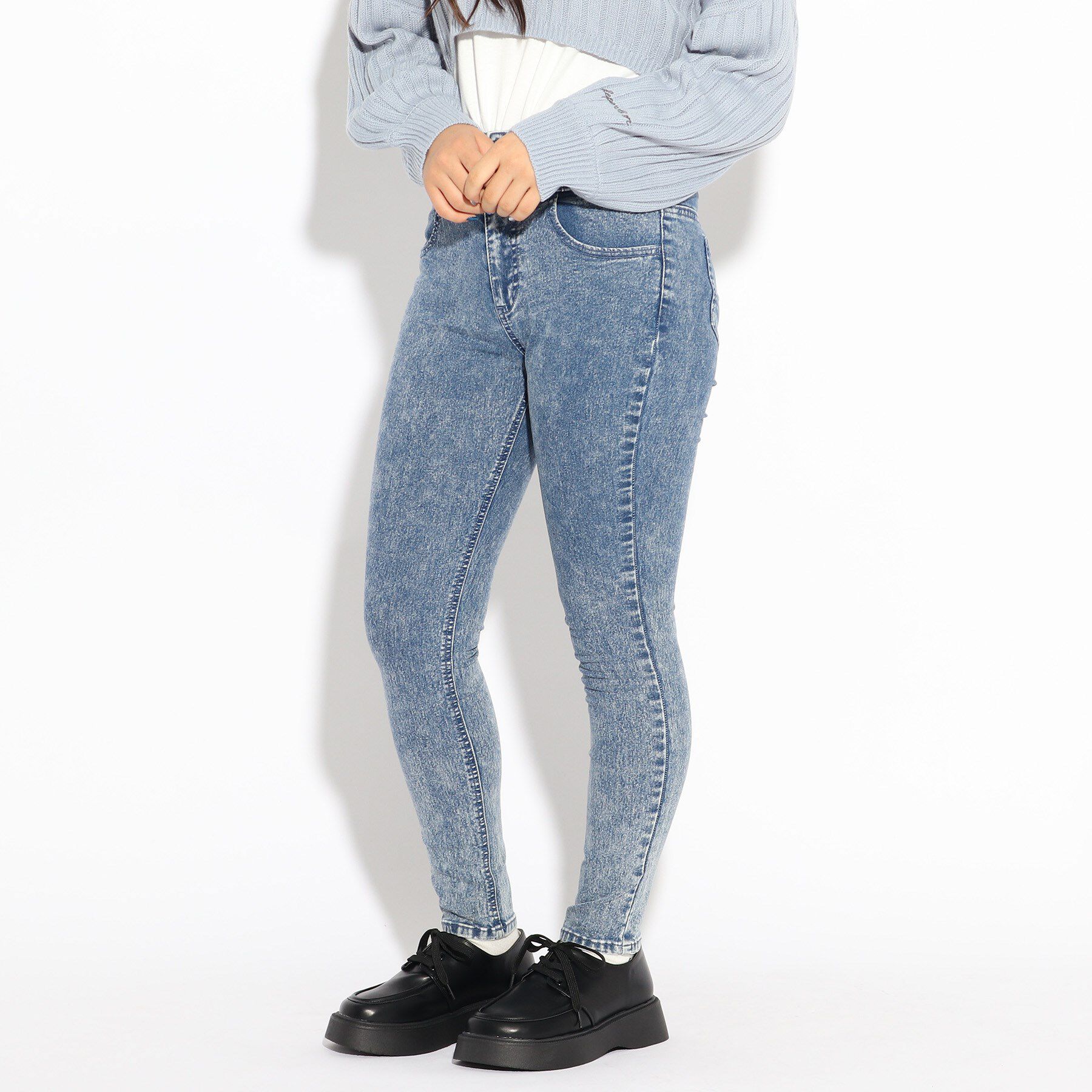 PINK-latte「ハイウエストスキニーパンツ」|その他|