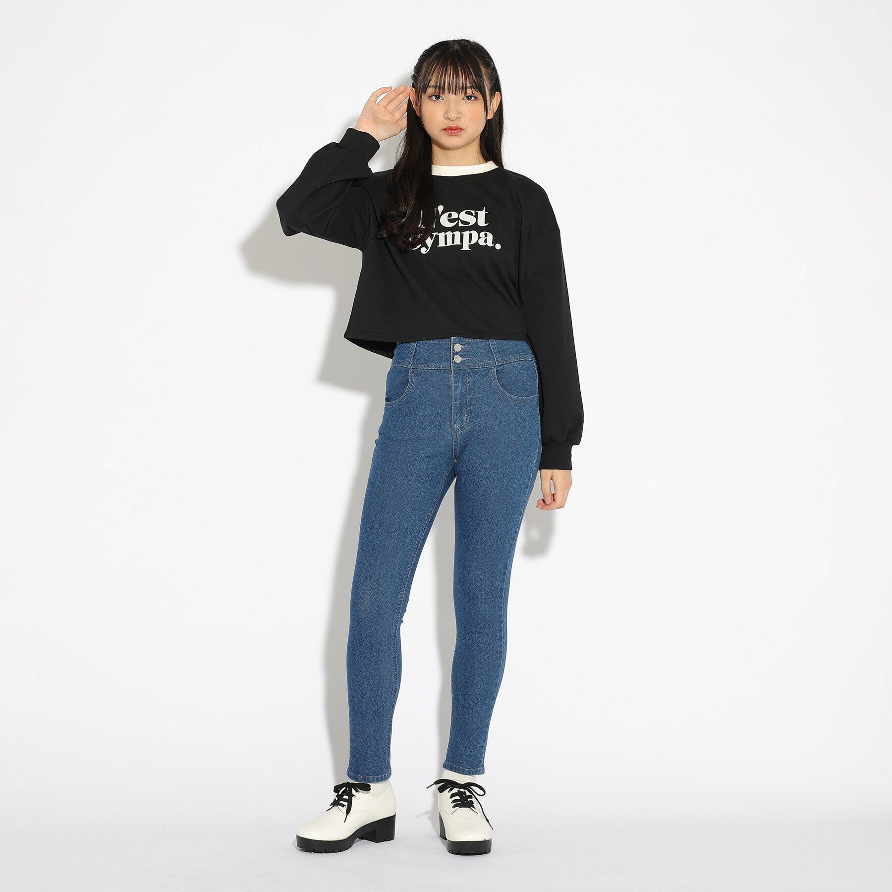 PINK-latte「ハイウエストスキニーパンツ」|その他|