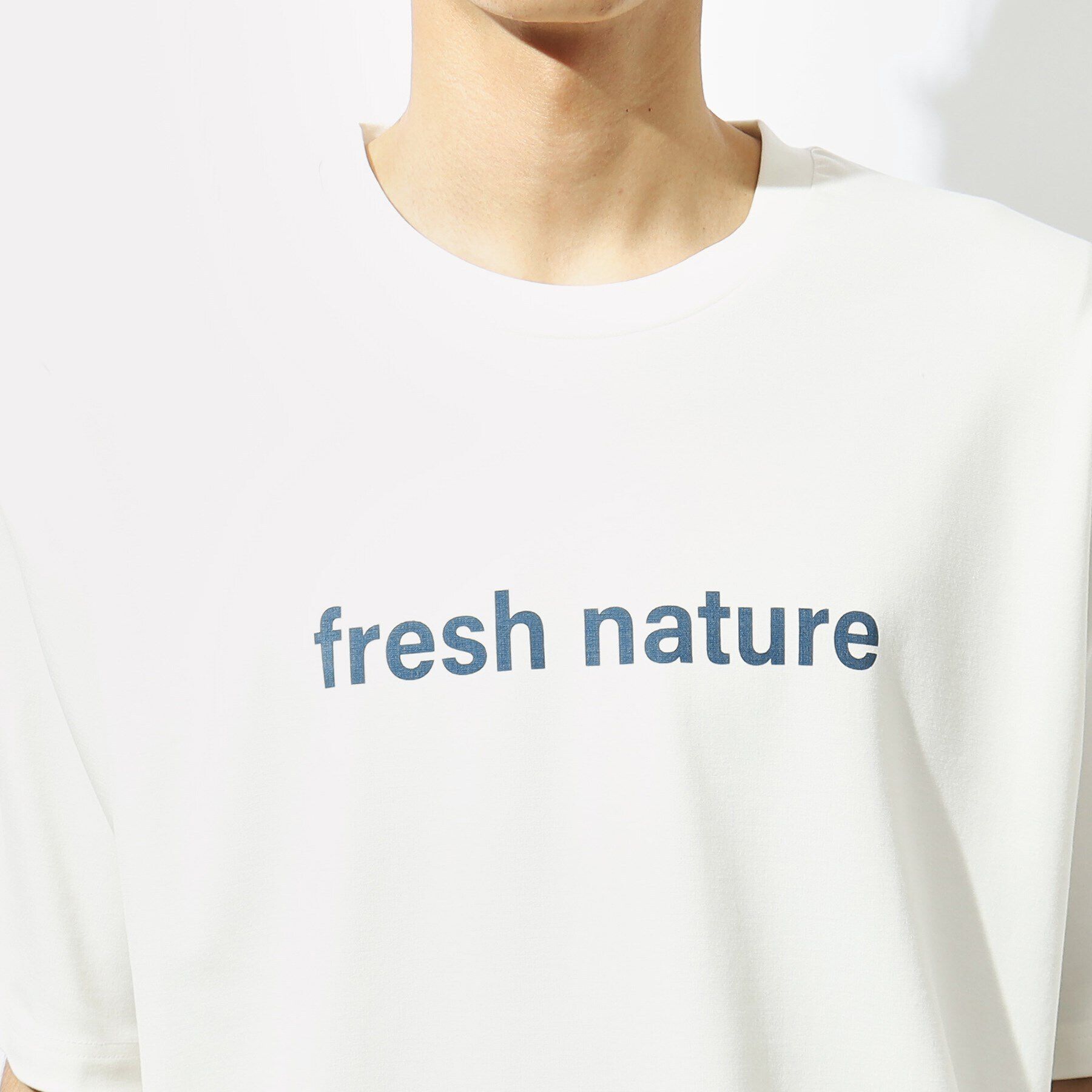 THE SHOP TK「【接触冷感】FRESH NATURE ポンチフォトTシャツ」|Tシャツ・カットソー|