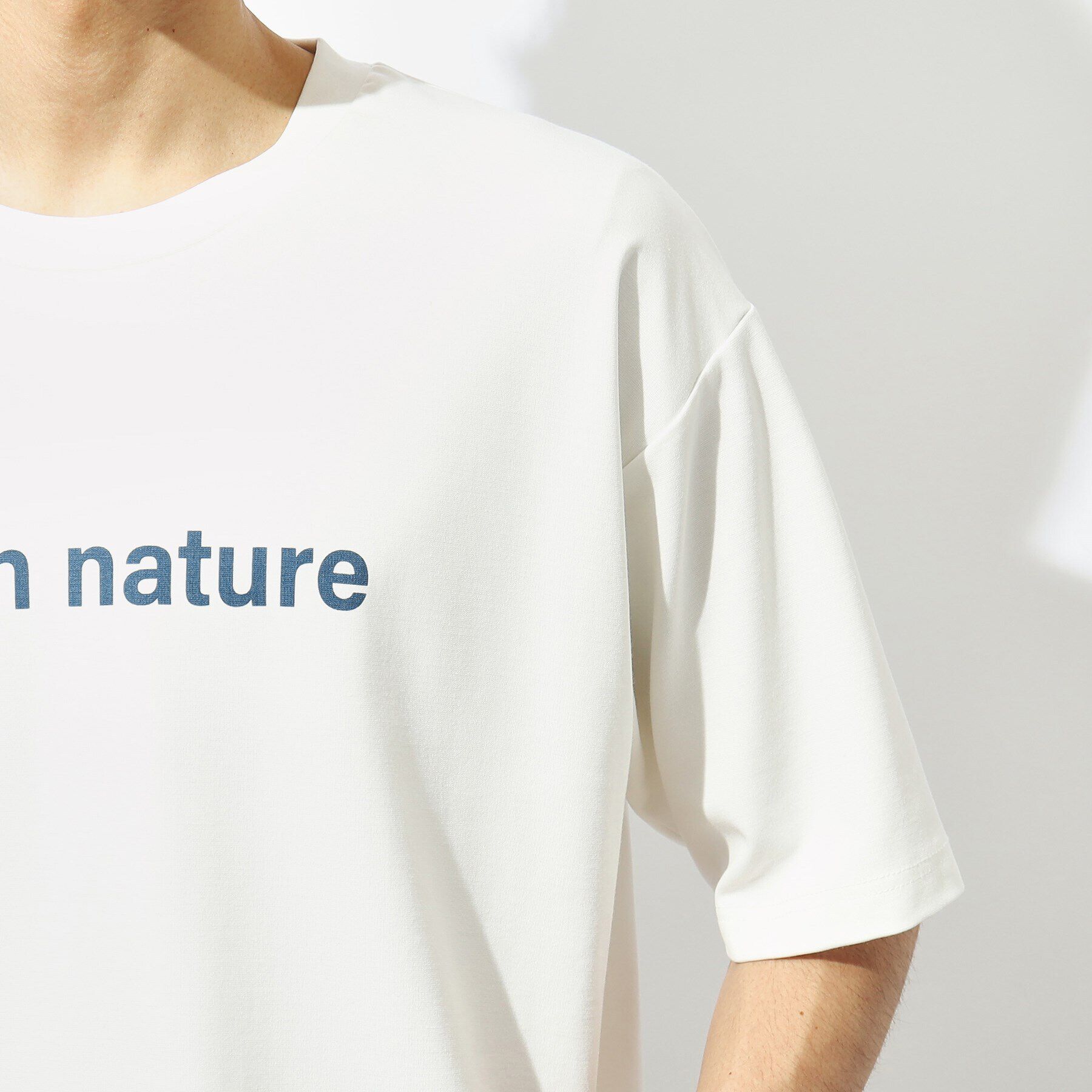 THE SHOP TK「【接触冷感】FRESH NATURE ポンチフォトTシャツ」|Tシャツ・カットソー|