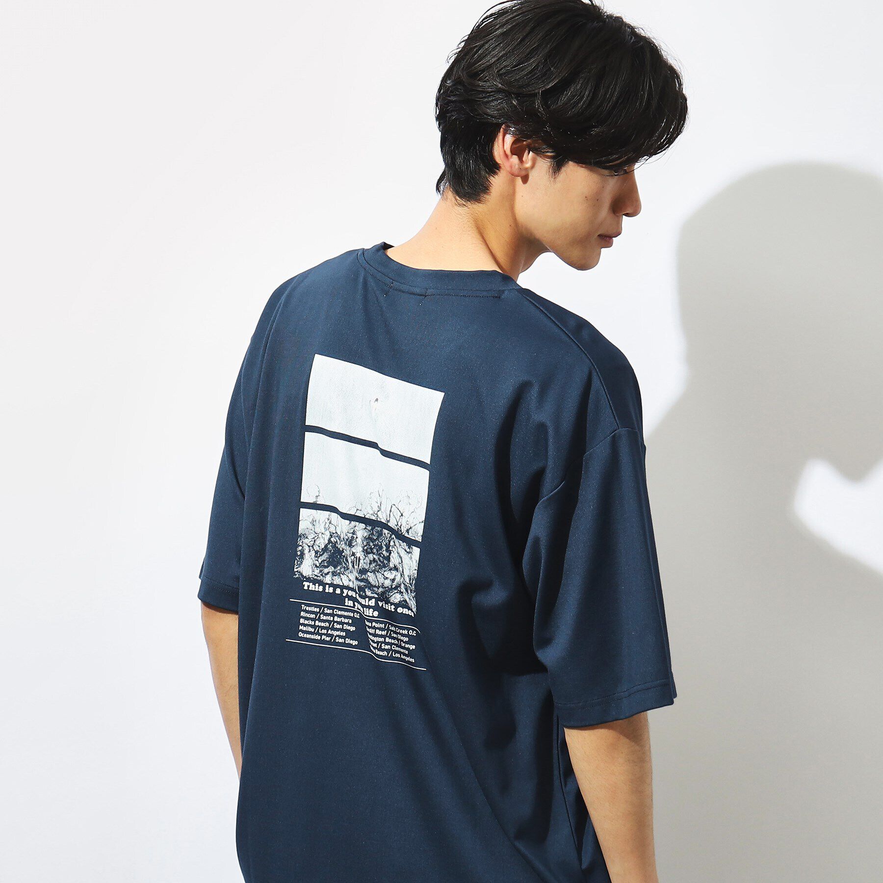THE SHOP TK「【接触冷感】FRESH NATURE ポンチフォトTシャツ」|Tシャツ・カットソー|