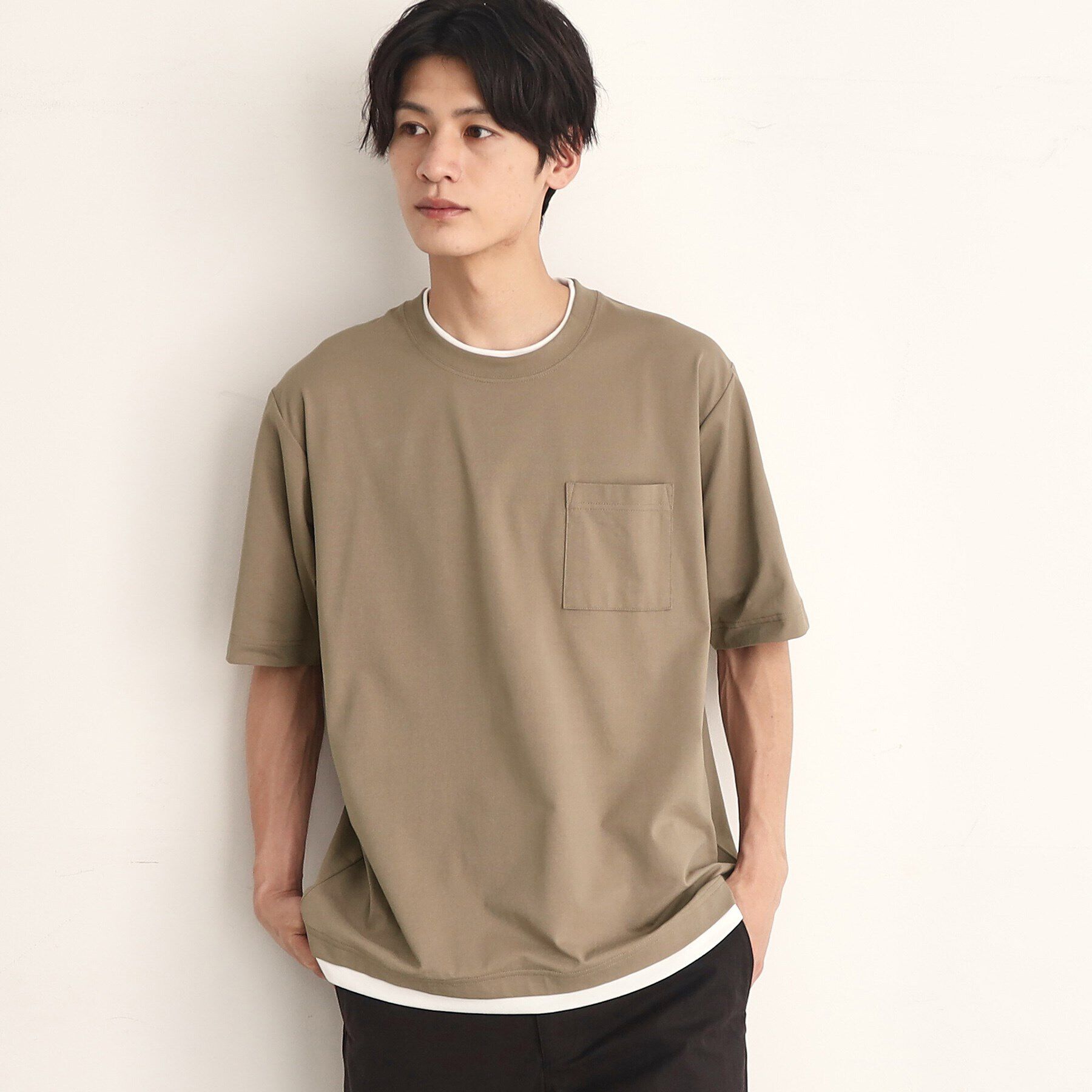 THE SHOP TK「【接触冷感／吸水速乾／UVカット／防シワ 】LIGHT PERFECTEE／ライトパーフェクティー」|Tシャツ・カットソー|