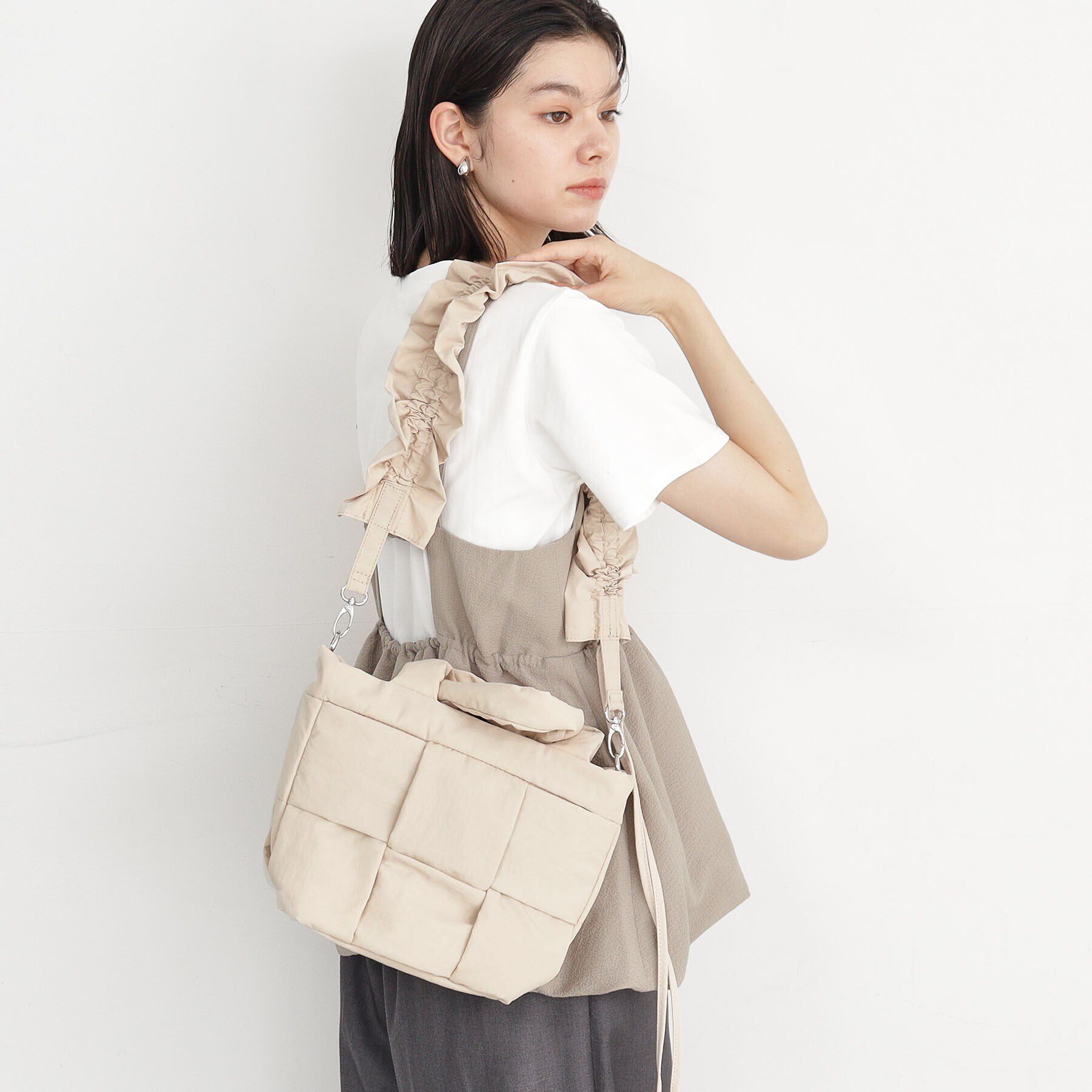 THE SHOP TK「ナイロン2WAYメッシュミニトート」|トートバッグ|