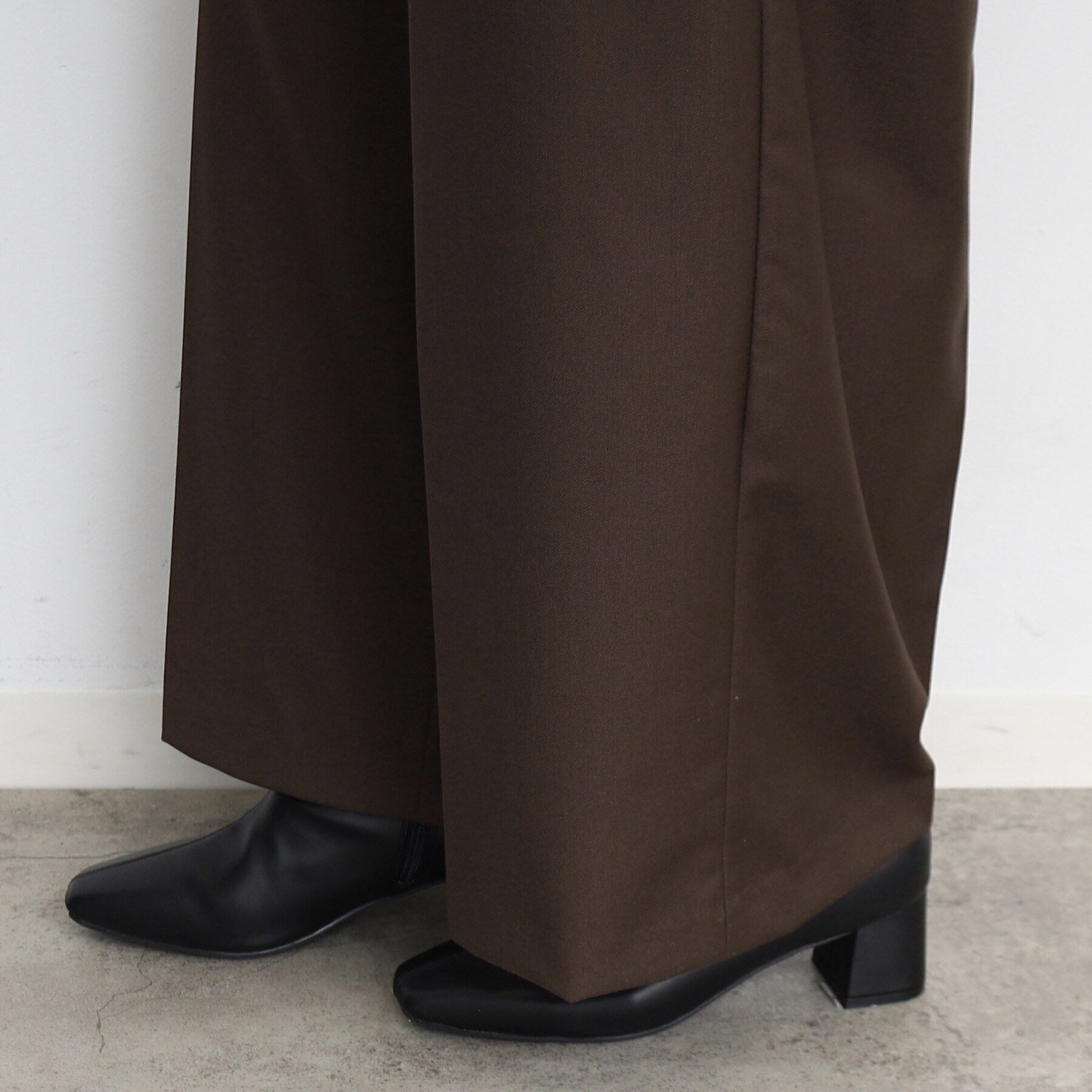 THE SHOP TK「ウエストフリルイージーワイドパンツ」|その他|