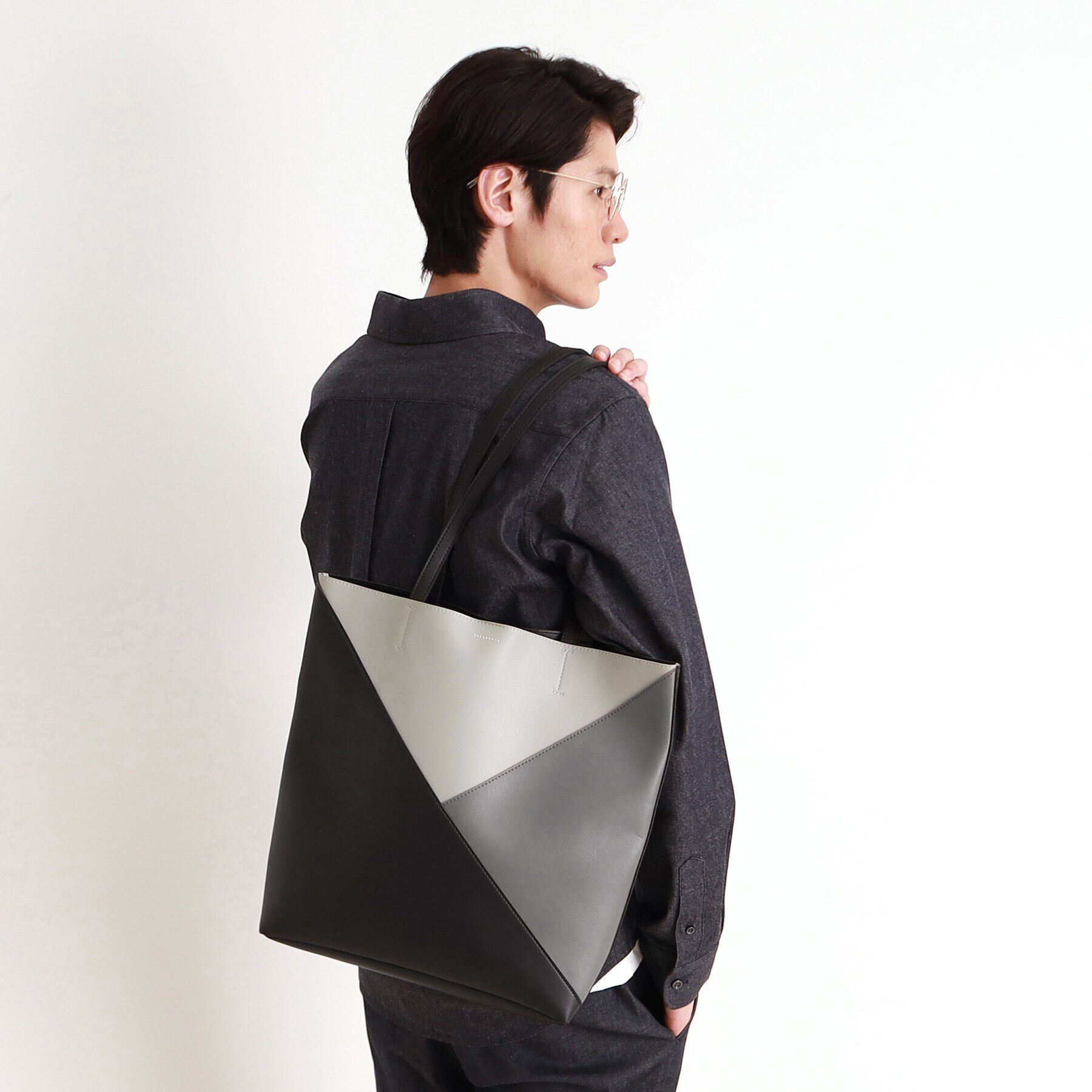 THE SHOP TK「【新色追加】パネルライントート」|トートバッグ|