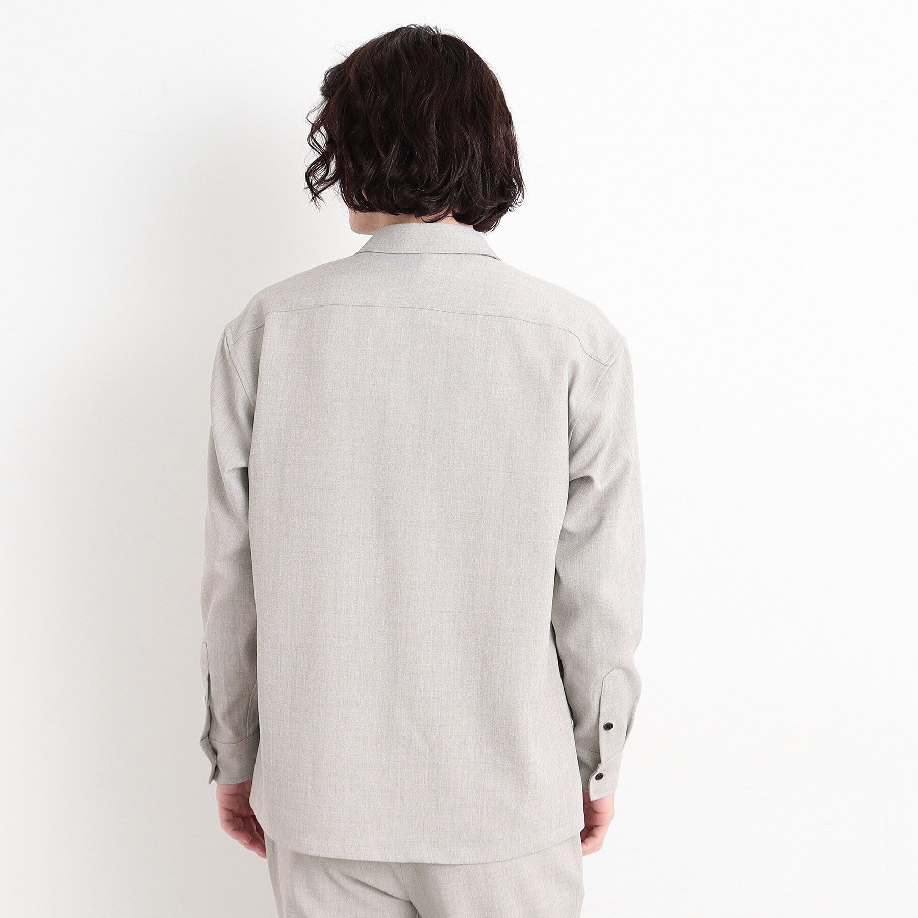 THE SHOP TK「【CAVIAN/キャビアン】リサイクルシャークスキンダブルフラップシャツ セットアップ可」|シャツ・ブラウス|