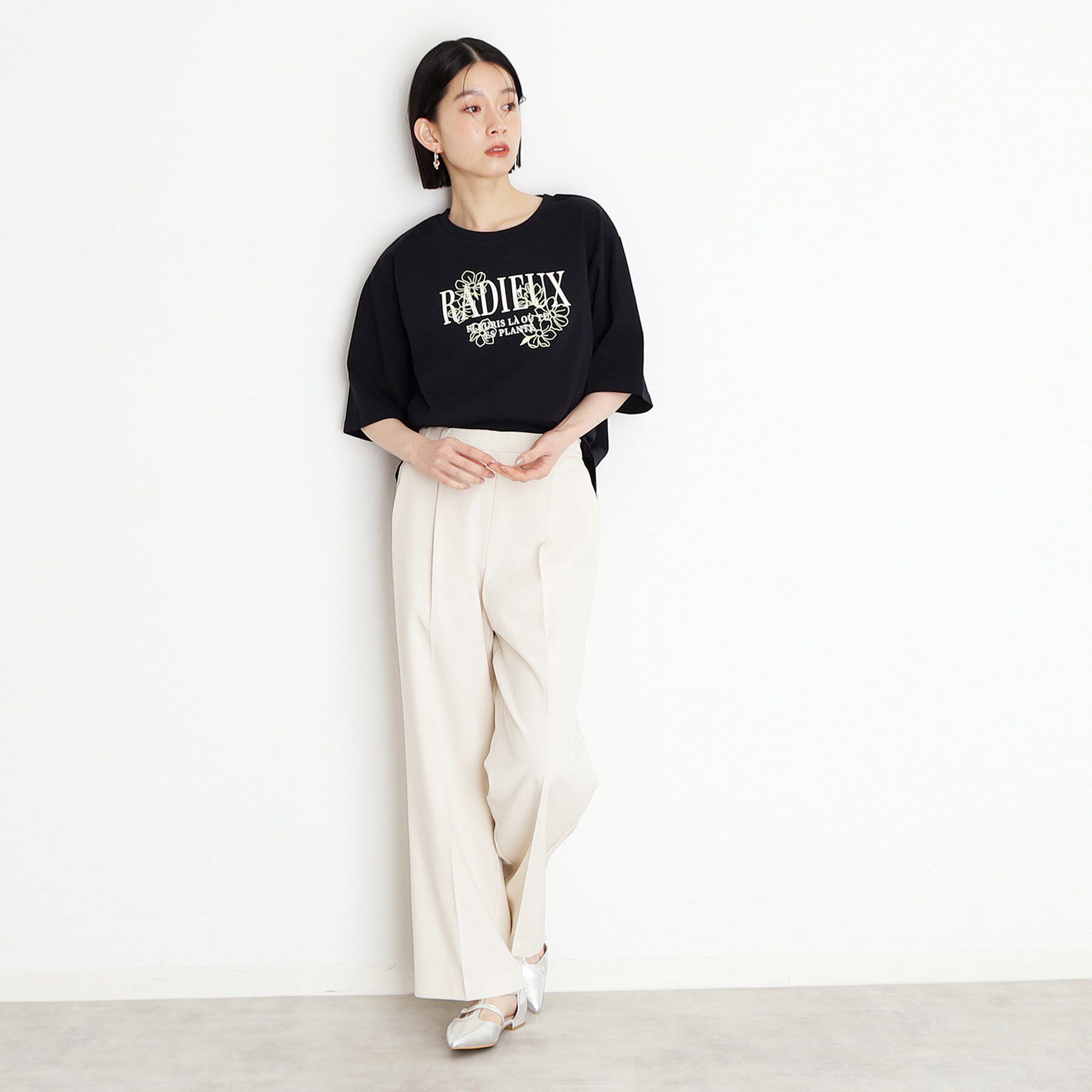 THE SHOP TK「オーガニックコットンロゴＴ【洗濯機OK】」|Tシャツ・カットソー|