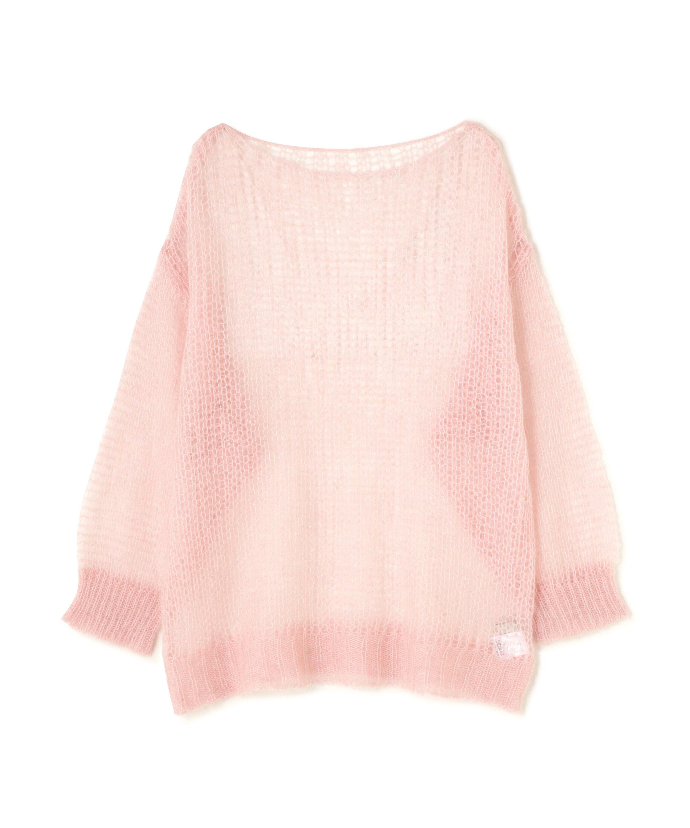  「透かし編みモヘヤ混ニット」|ニット・セーター|