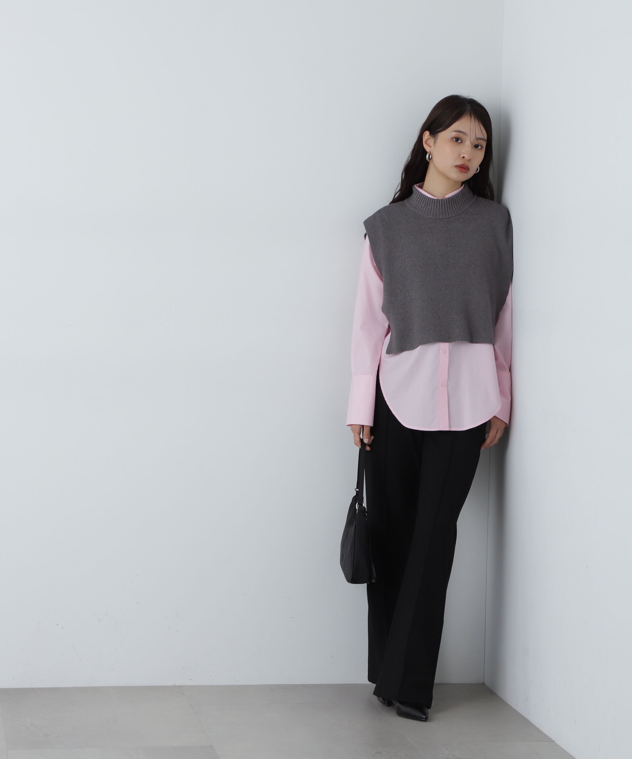  「ドロップショルダーベーシックシャツ」|シャツ・ブラウス|