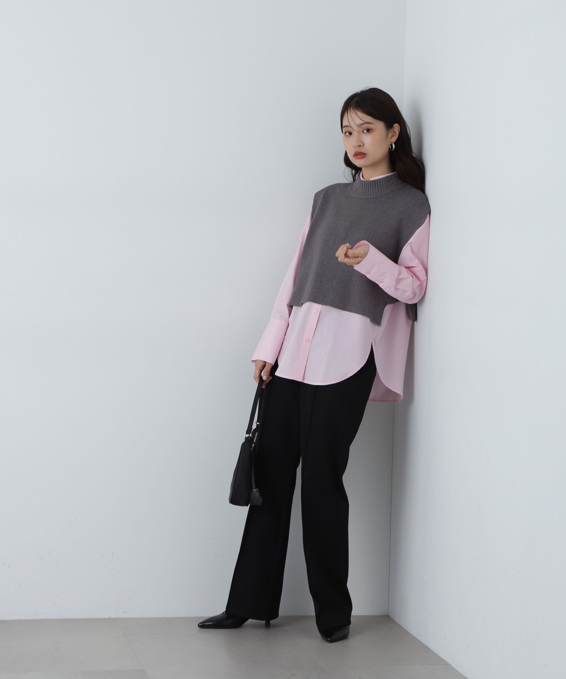  「ドロップショルダーベーシックシャツ」|シャツ・ブラウス|