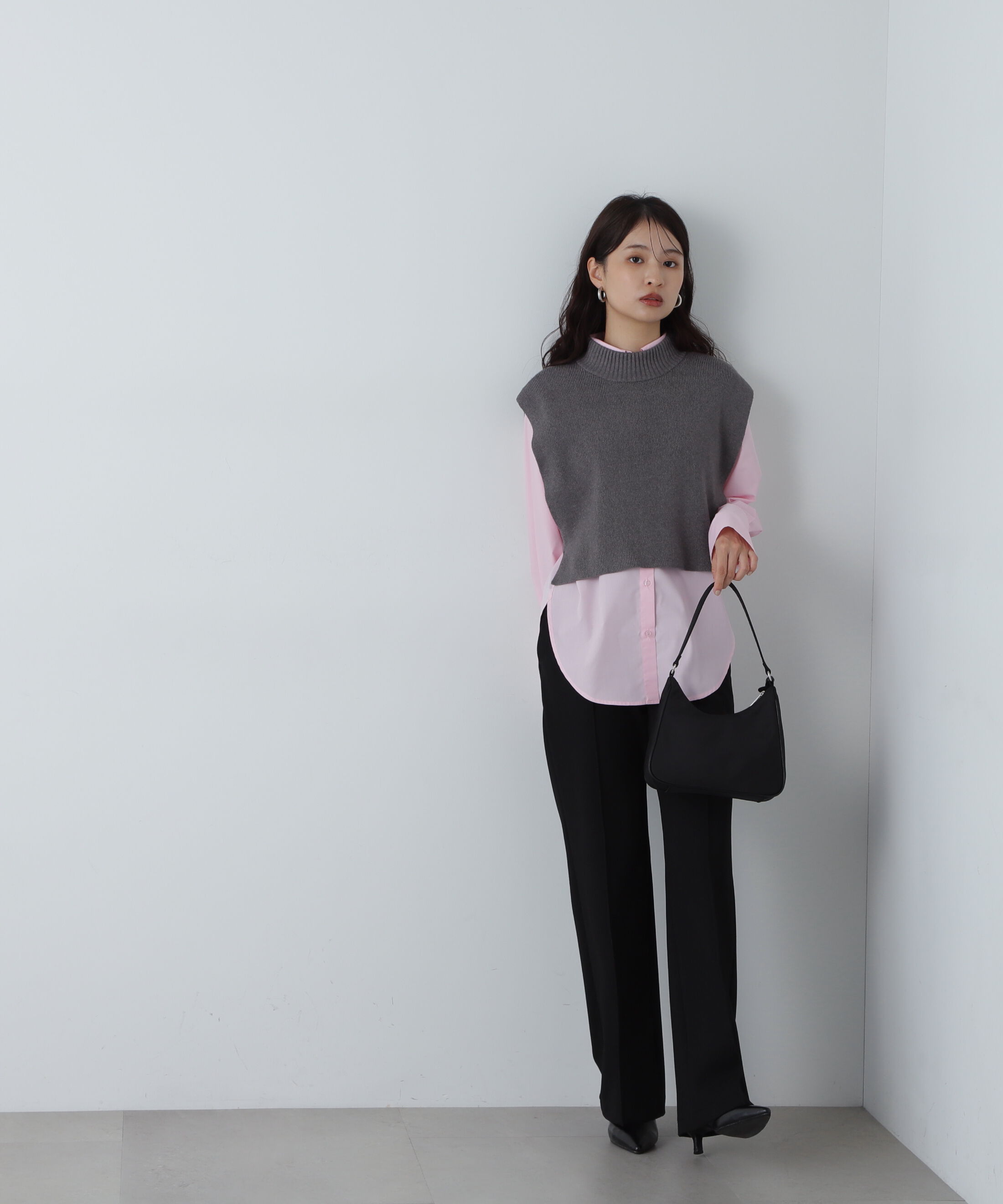  「ドロップショルダーベーシックシャツ」|シャツ・ブラウス|