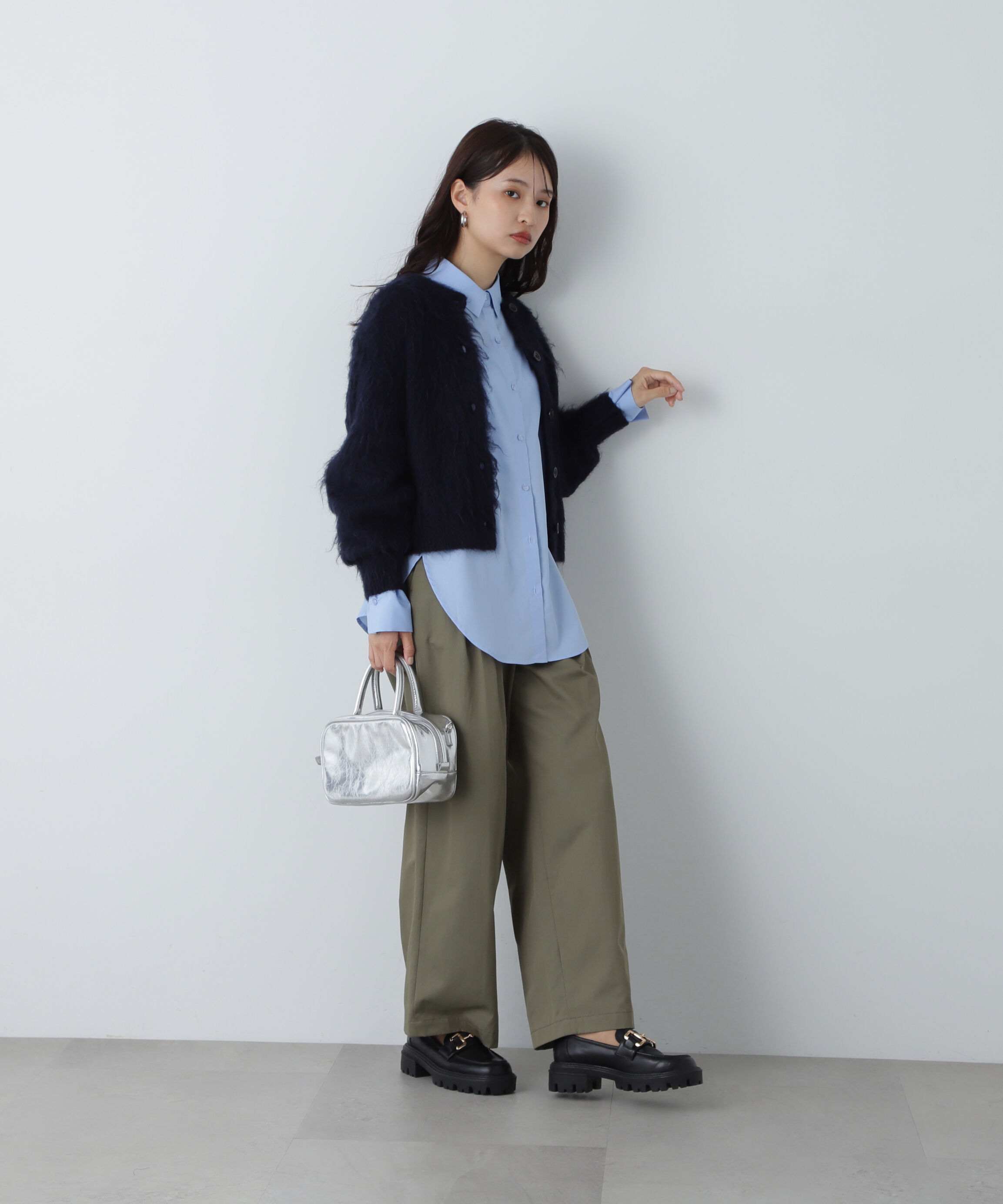  「ドロップショルダーベーシックシャツ」|シャツ・ブラウス|