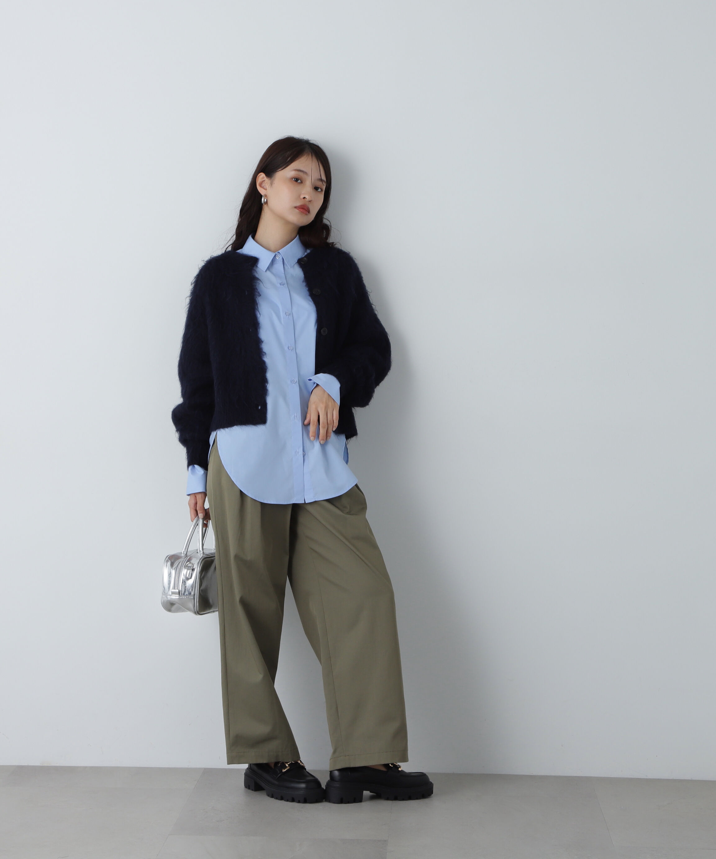  「ドロップショルダーベーシックシャツ」|シャツ・ブラウス|