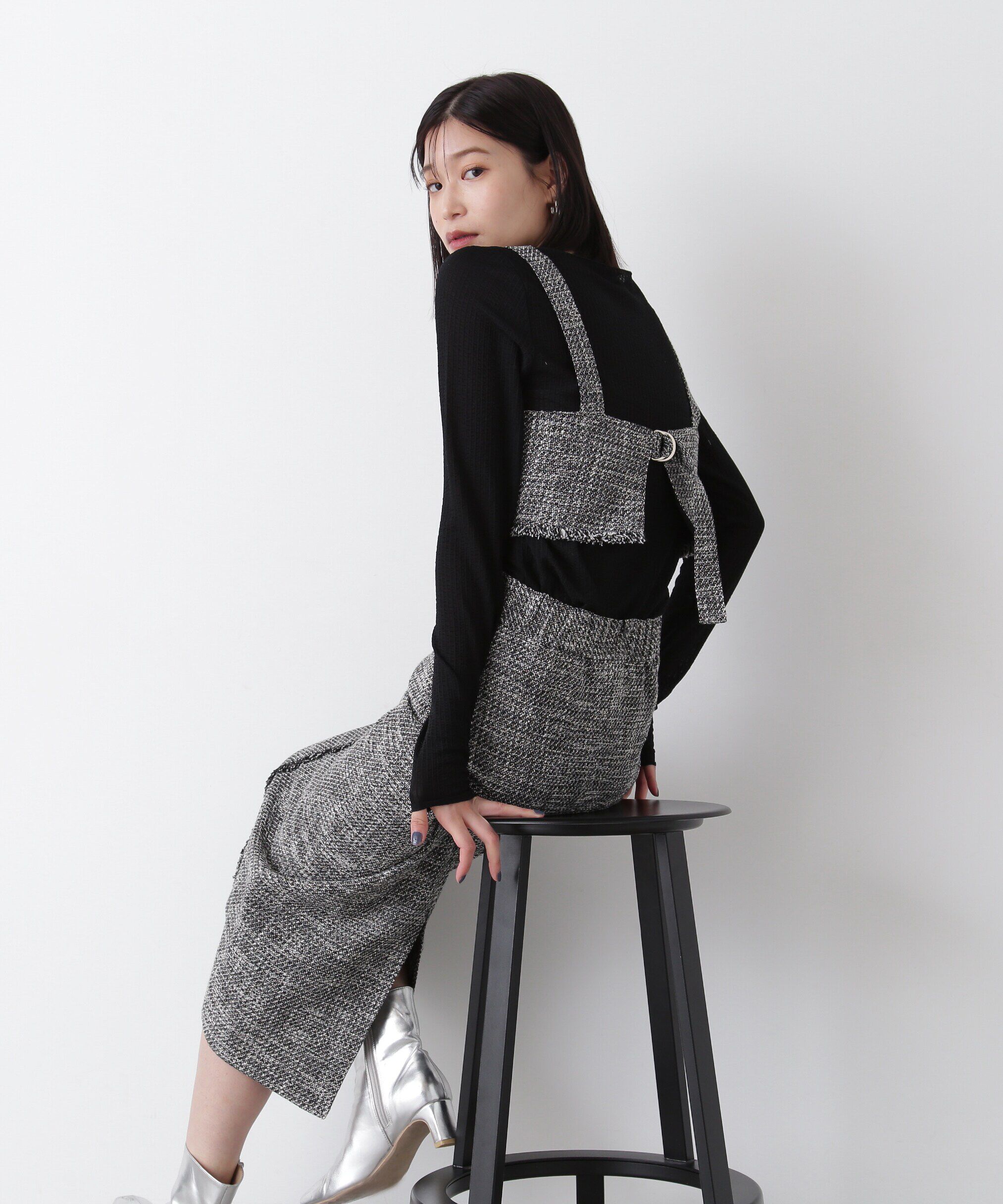  「シュリンクボートネックカットソー」|Tシャツ・カットソー|