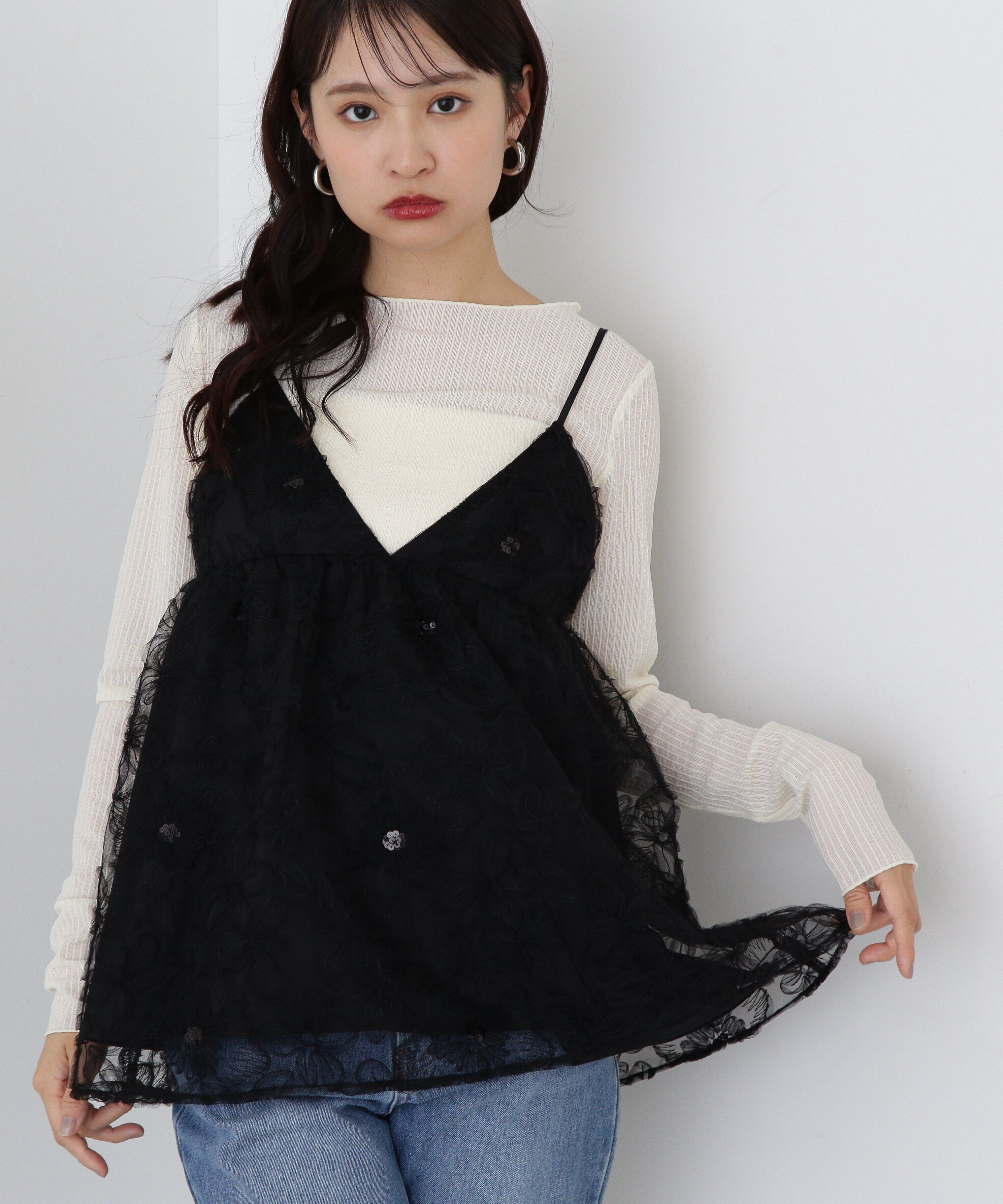  「シュリンクボートネックカットソー」|Tシャツ・カットソー|