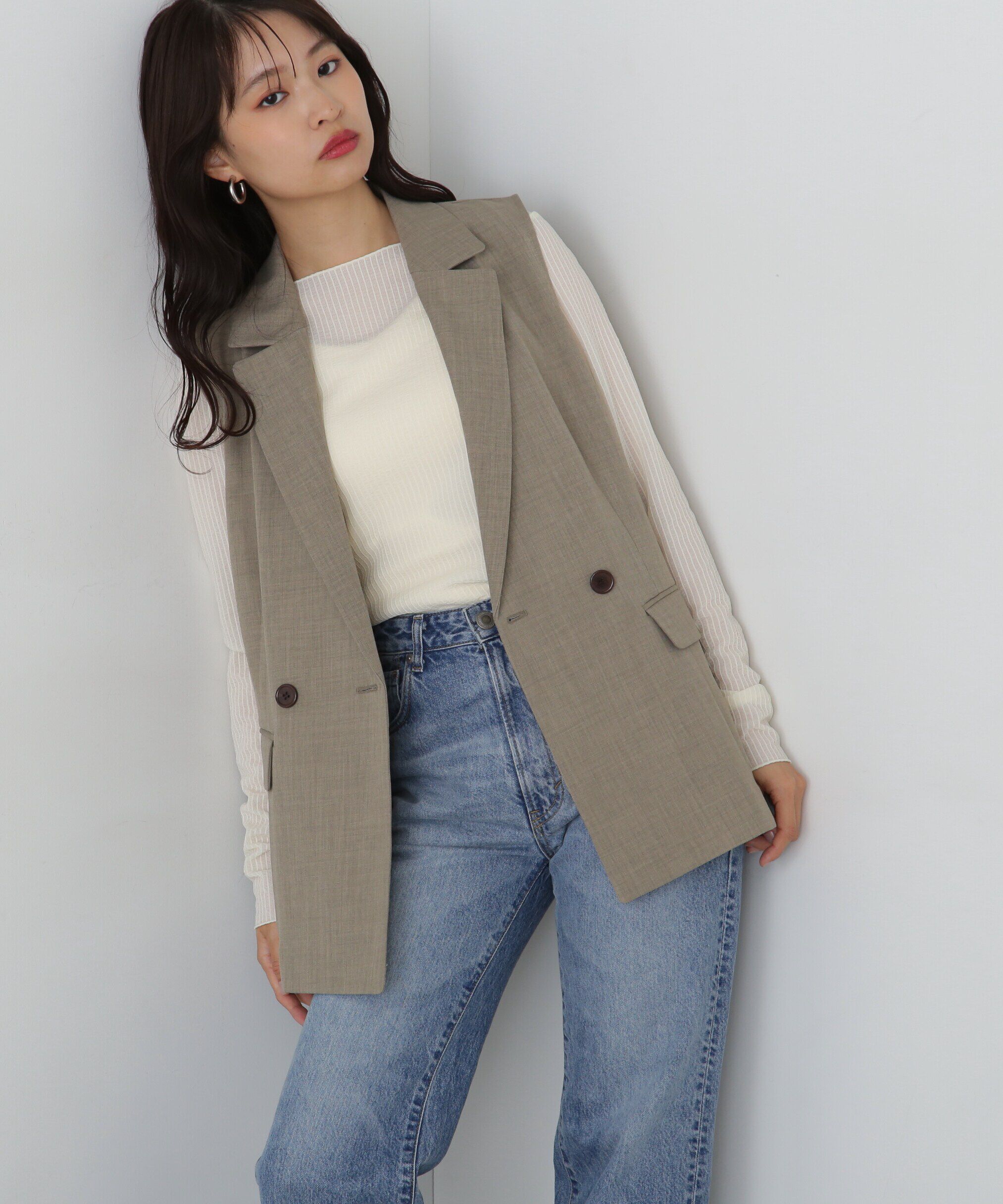  「シュリンクボートネックカットソー」|Tシャツ・カットソー|