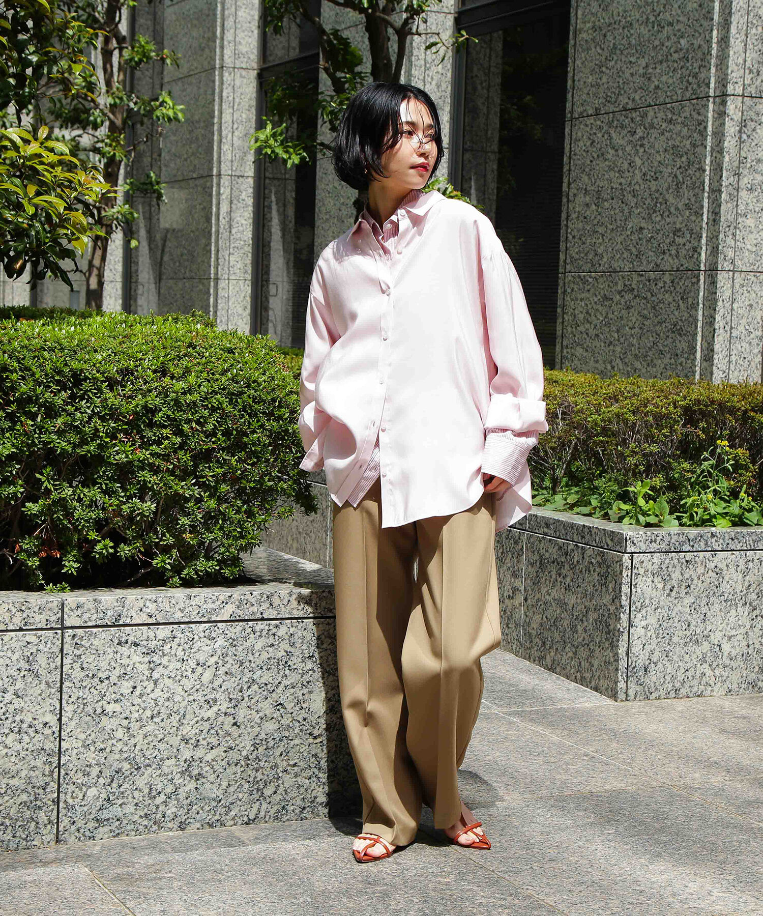  「センタープレスツイルトラウザー」|その他|