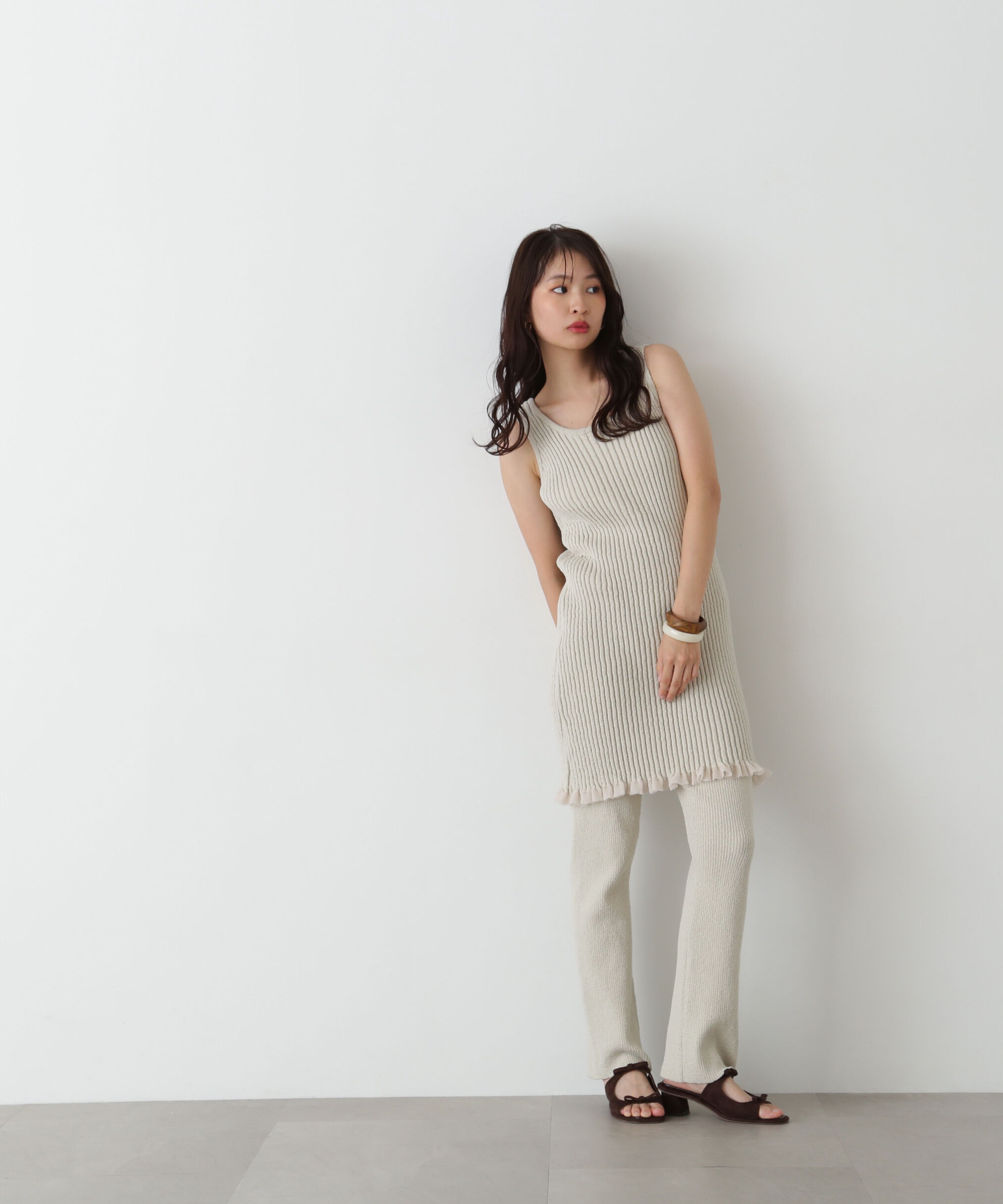  「ドライタッチニットセットアップ」|ワンピース|