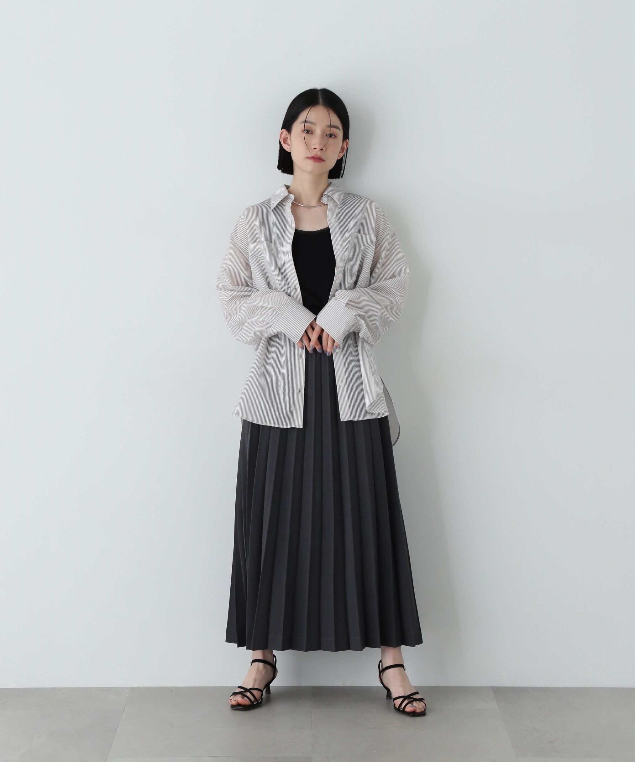  「シアートリムタンクトップ」|Tシャツ・カットソー|