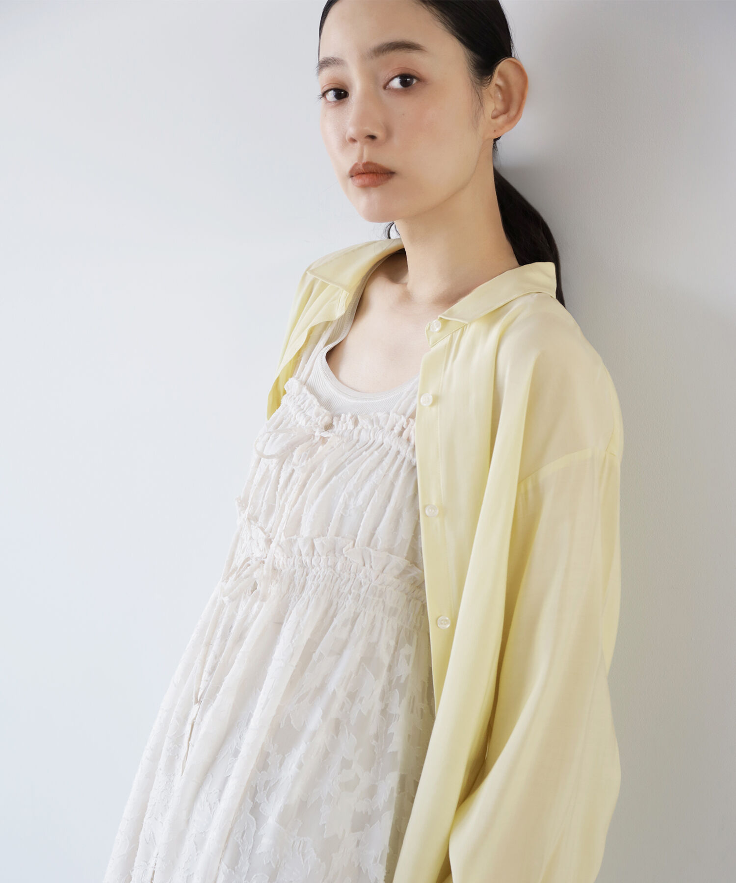  「シアートリムタンクトップ」|Tシャツ・カットソー|