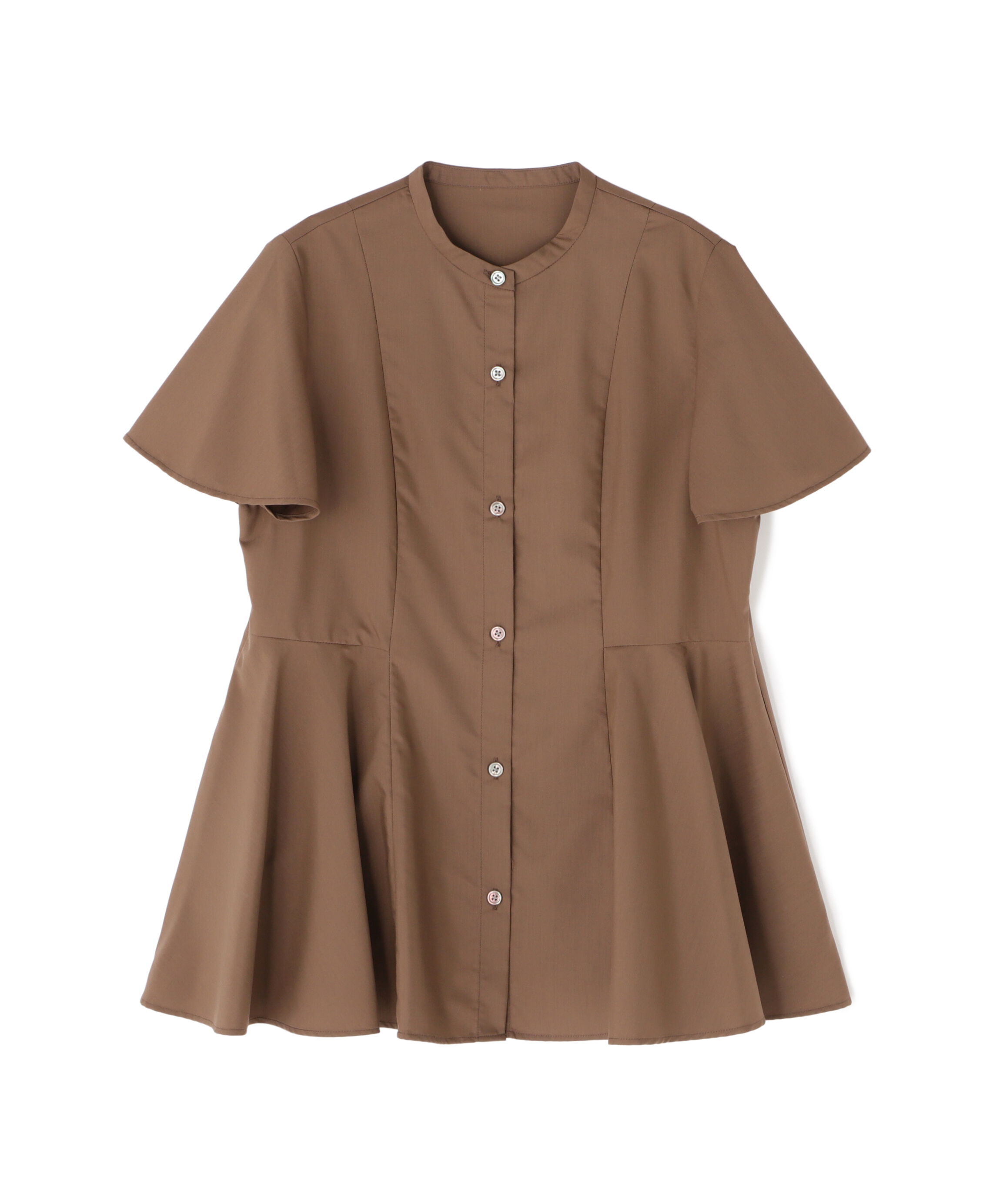  「フレアスリーブペプラムブラウス」|シャツ・ブラウス|